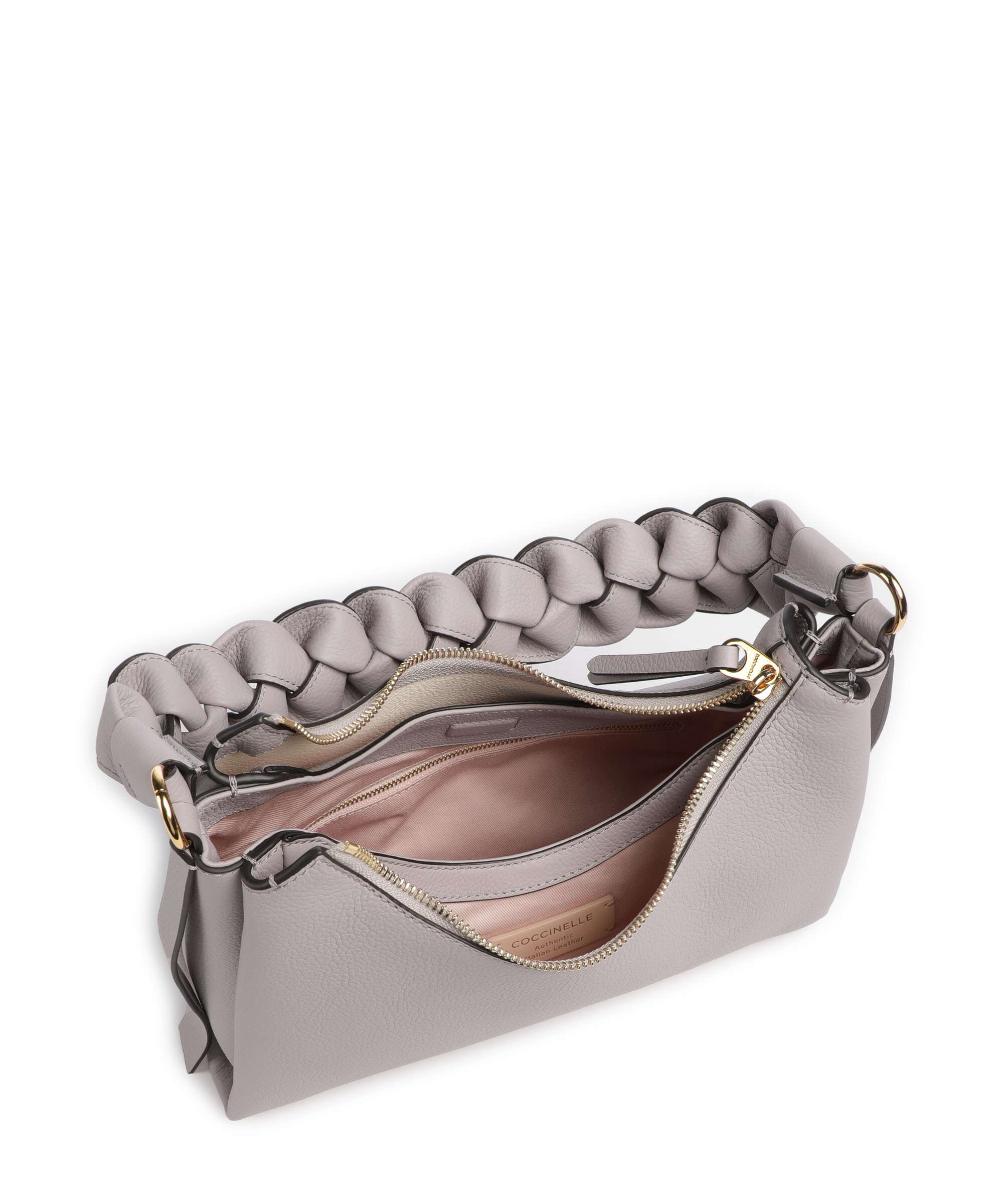 Coccinelle Boheme Grana Double Shoulder bag oyster/pearl - Image 5