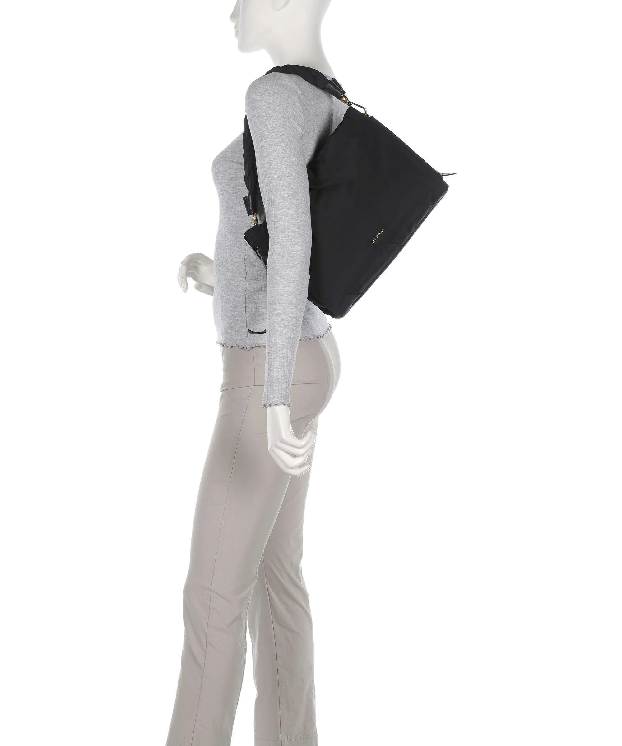 Coccinelle Boheme Puffy Nylon Shoulder bag noir - Image 3