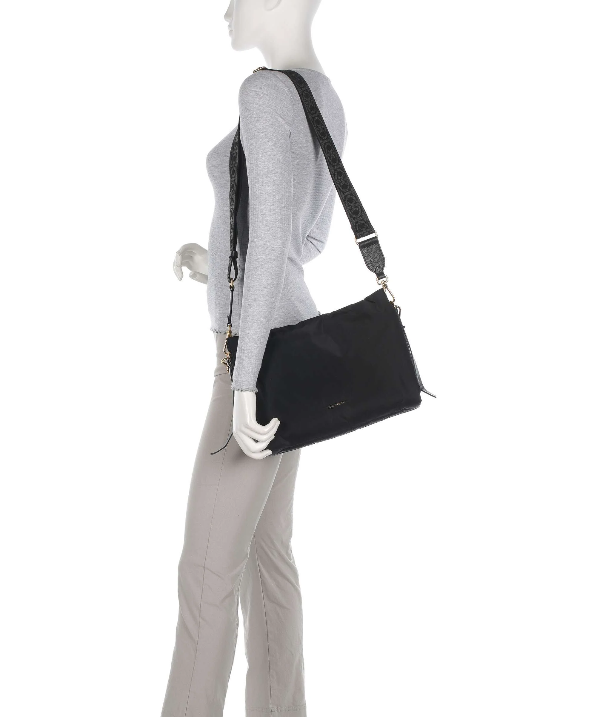 Coccinelle Boheme Puffy Nylon Shoulder bag noir - Image 4