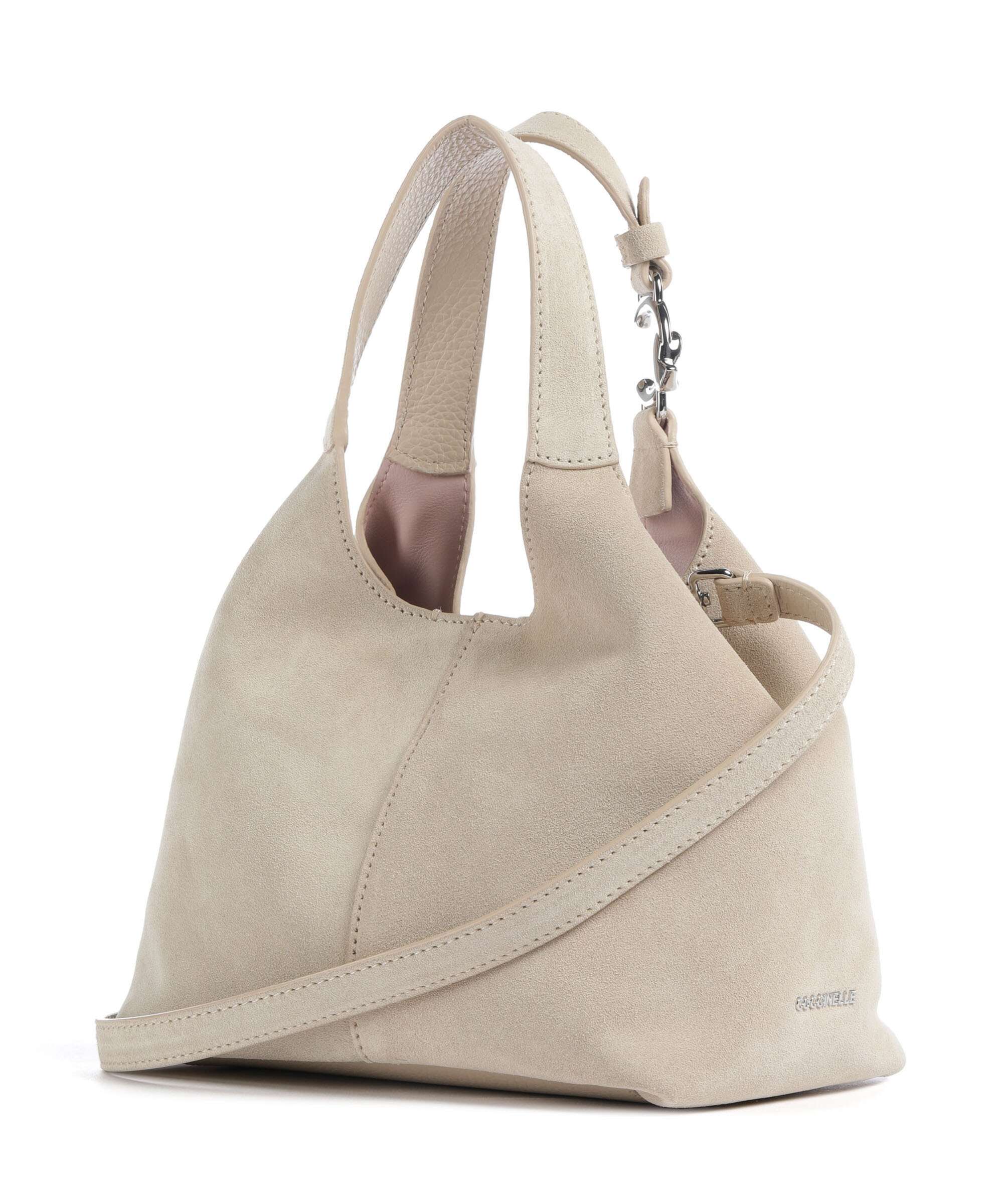 Coccinelle C-Easy Suede Handbag sandshell - Image 4