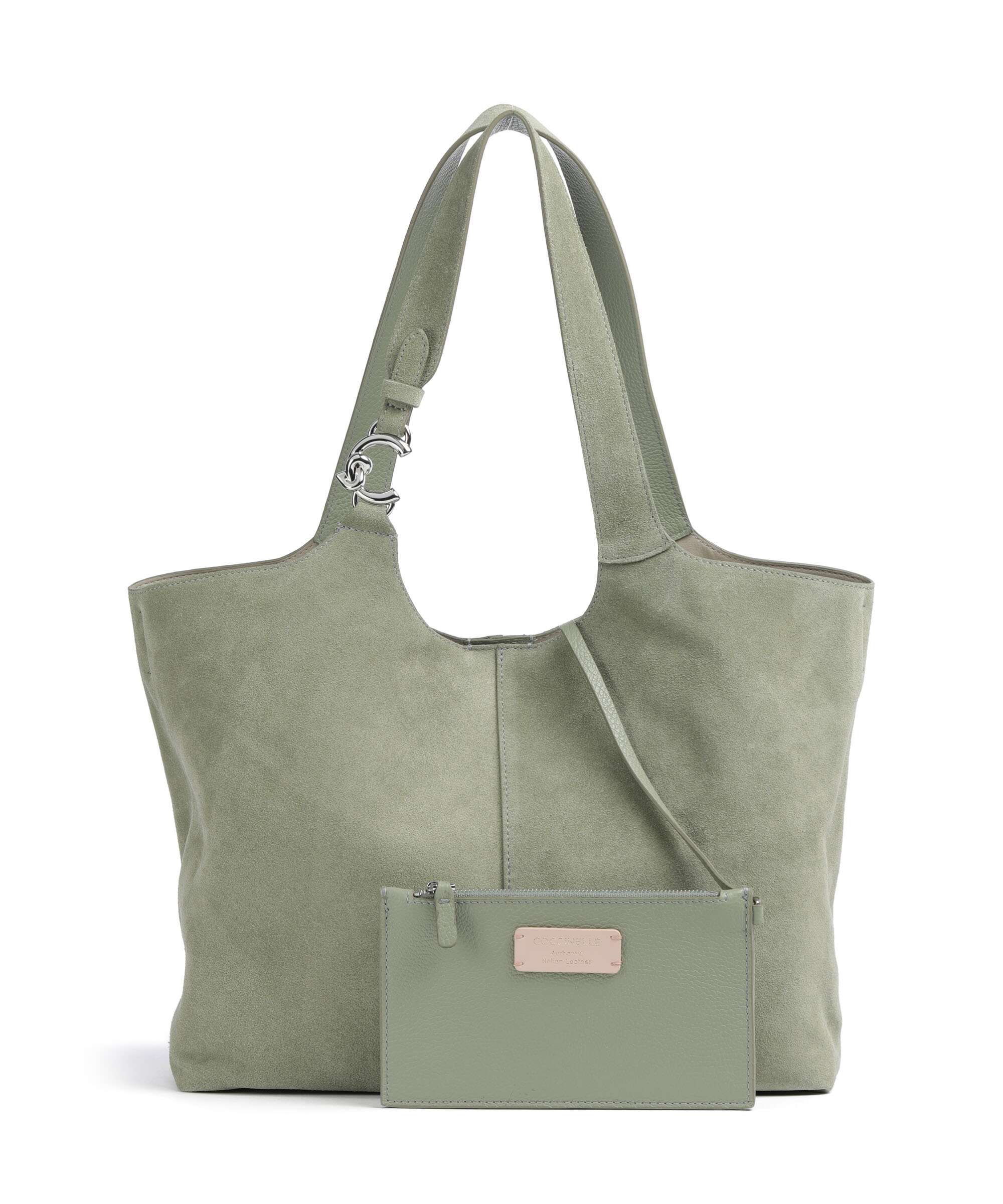 Coccinelle C-Easy Suede Hobo bag greenery - Image 2
