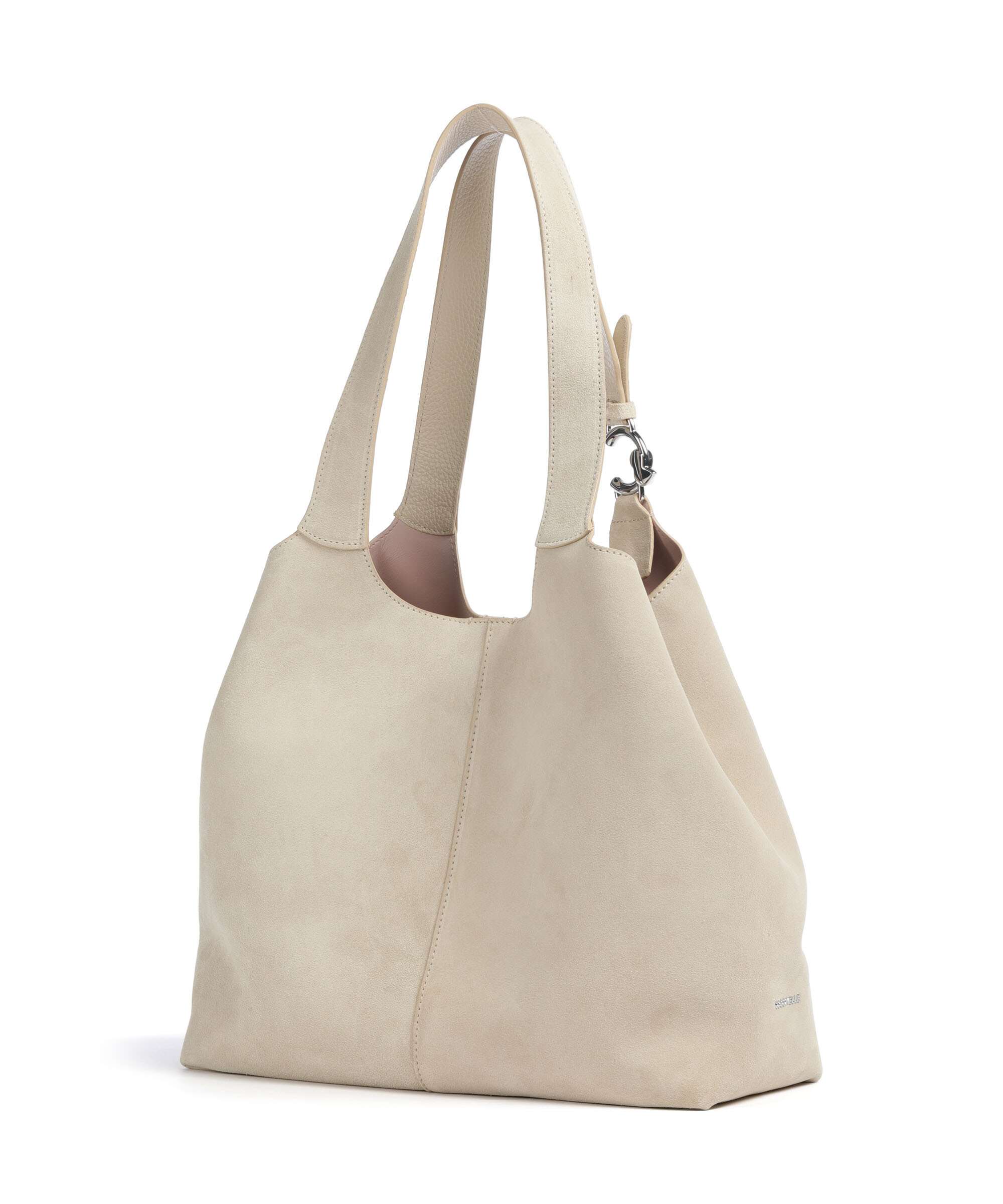 Coccinelle C-Easy Suede Hobo bag sandshell - Image 4