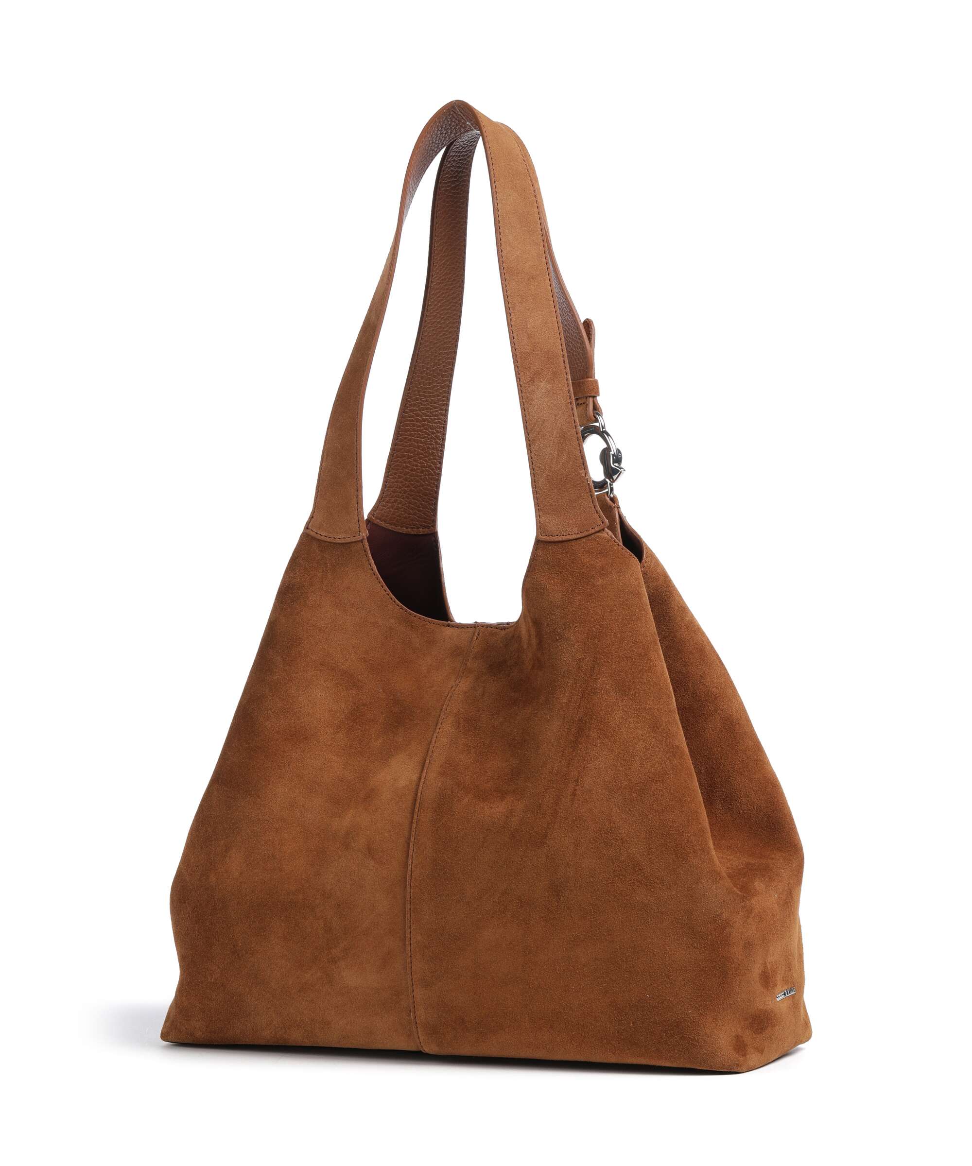 Coccinelle C-Easy Suede Hobo bag cognac - Image 4