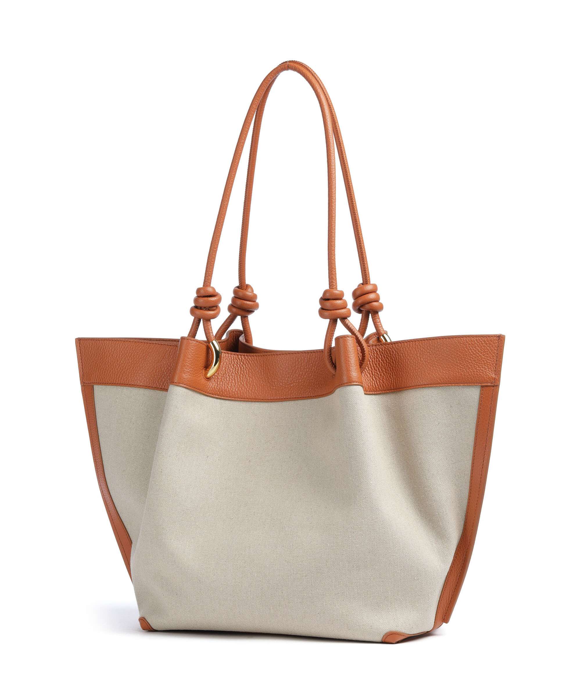 Coccinelle Finn Canvas Tote bag natural/crab - Image 2