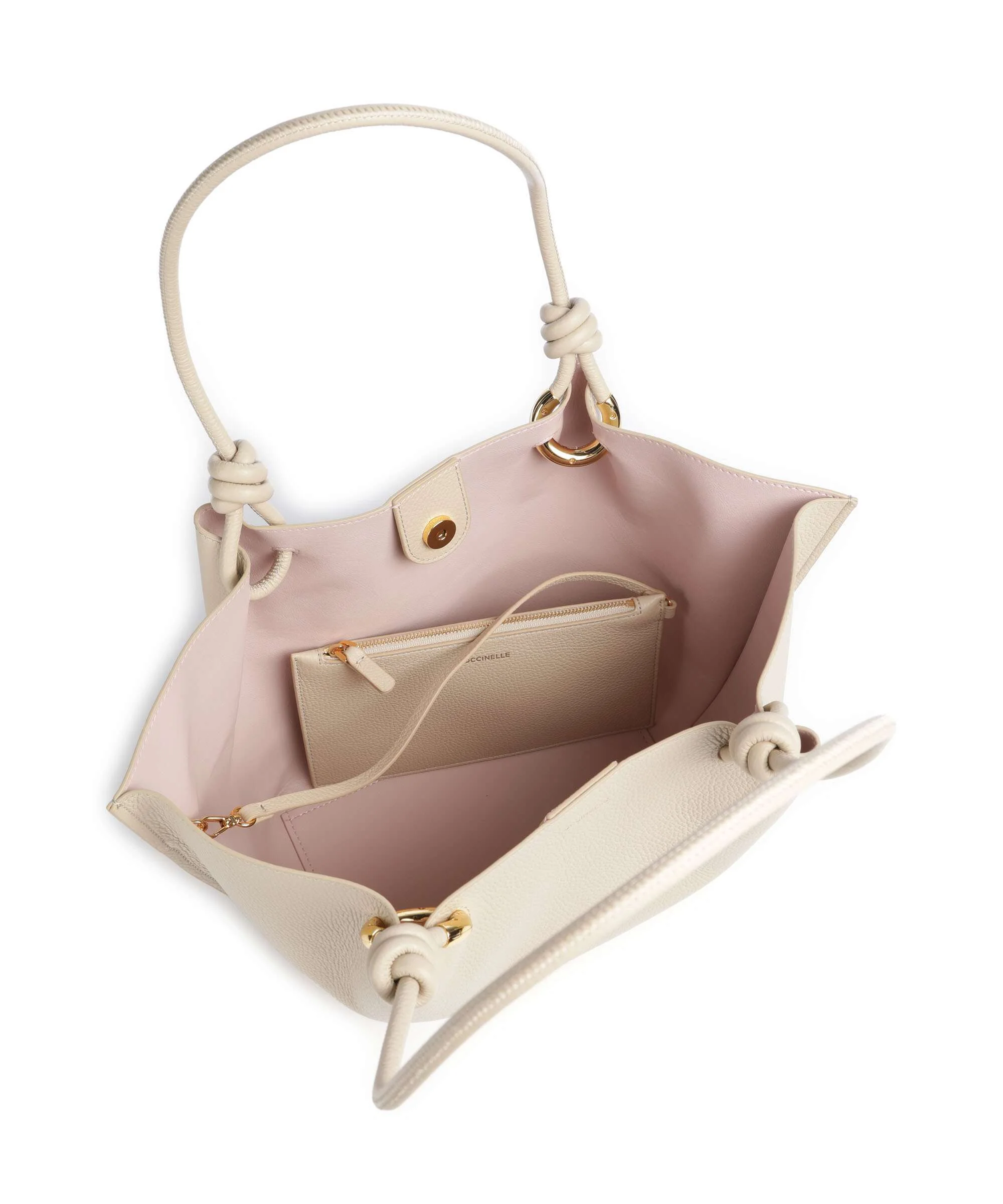 Coccinelle Finn Hobo bag sandshell - Image 6