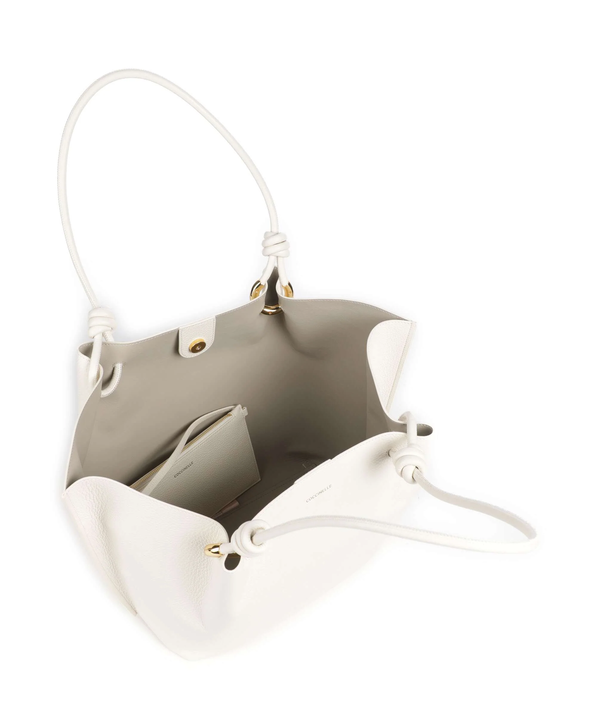 Coccinelle Finn Tote bag pearl - Image 6