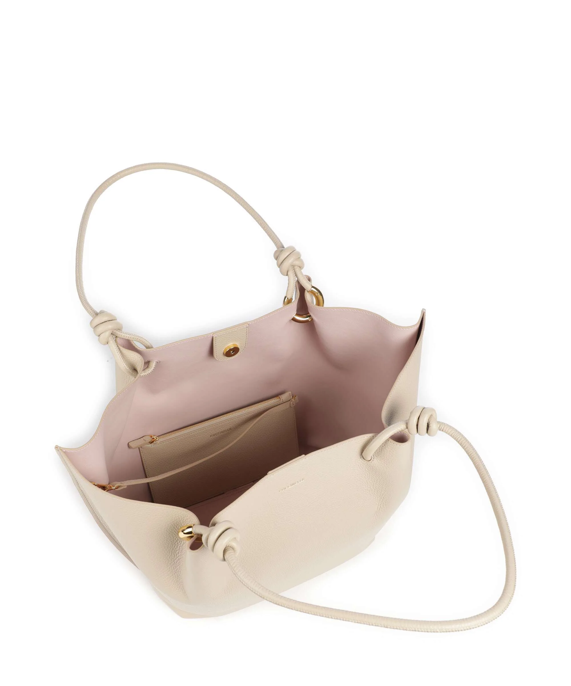 Coccinelle Finn Tote bag sandshell - Image 6