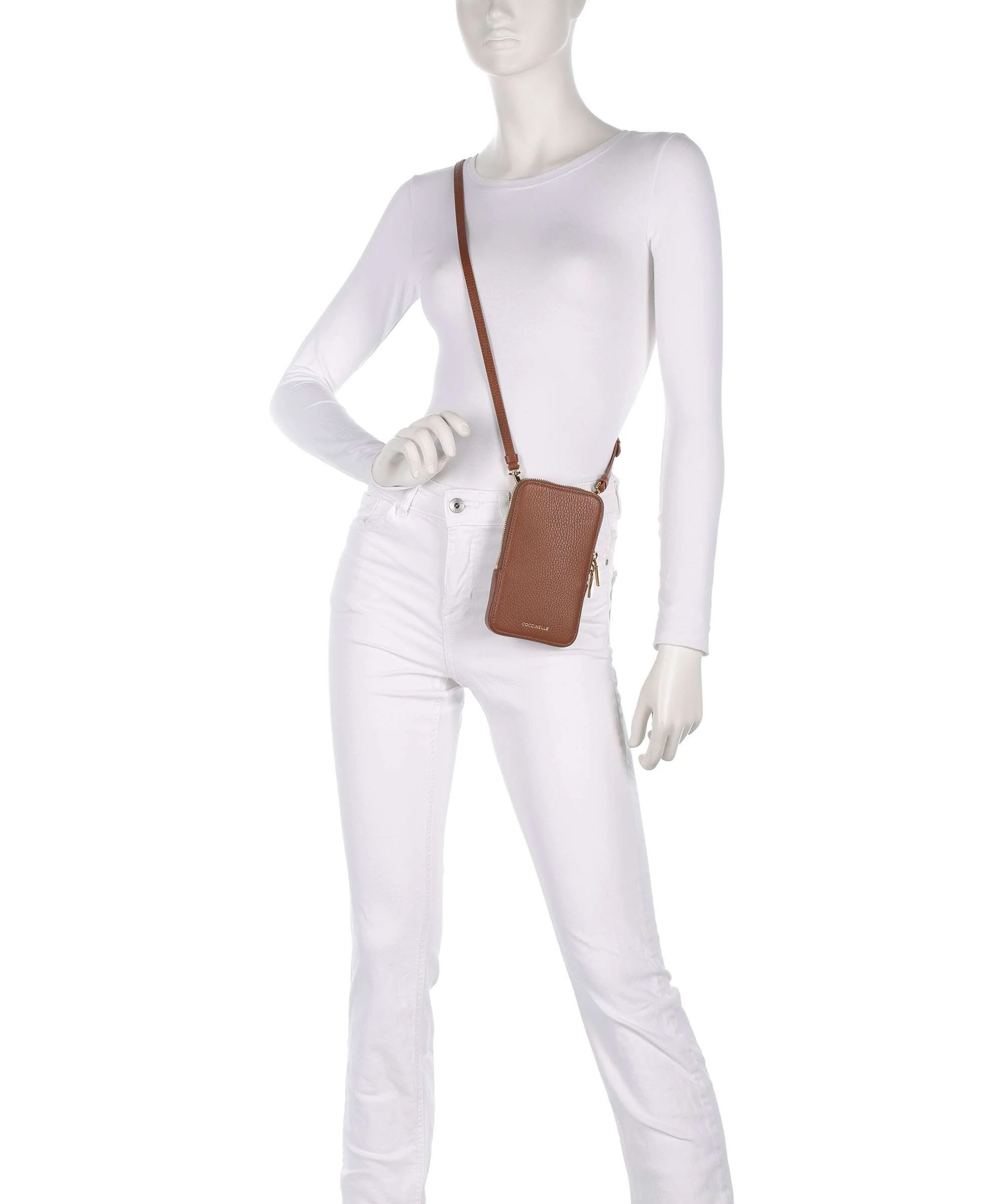 Coccinelle Flor Phone bag cognac - Image 3
