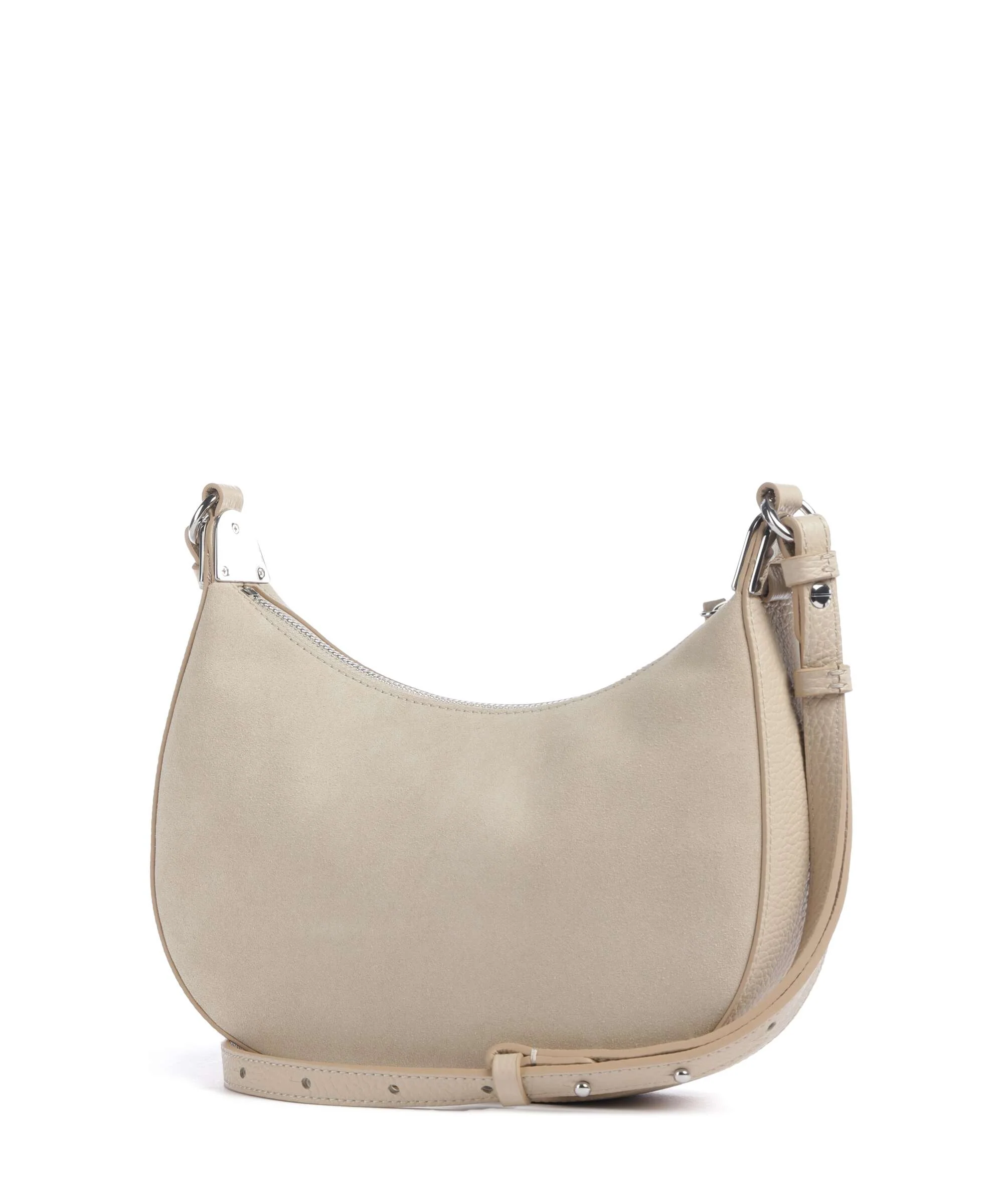 Coccinelle Fujiko Suede Crossbody bag sandshell - Image 2