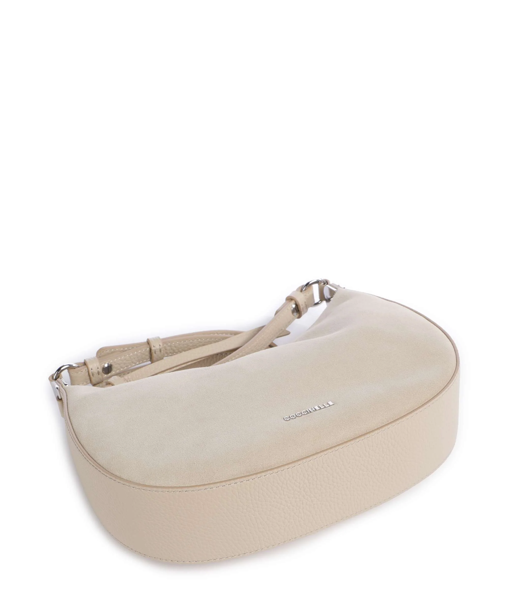 Coccinelle Fujiko Suede Crossbody bag sandshell - Image 5