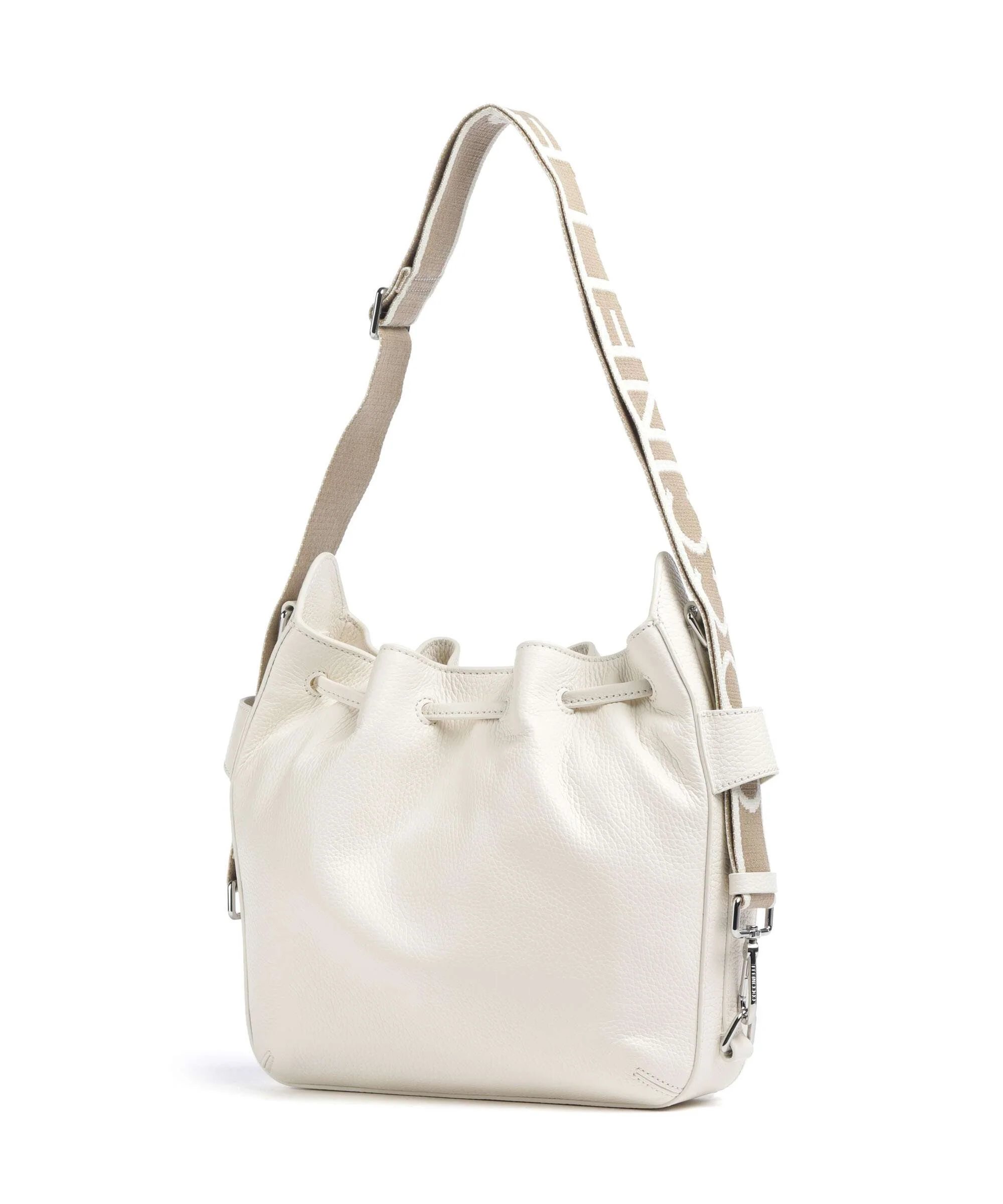 Coccinelle Gretel Ribbon Bucket bag pearl - Image 2