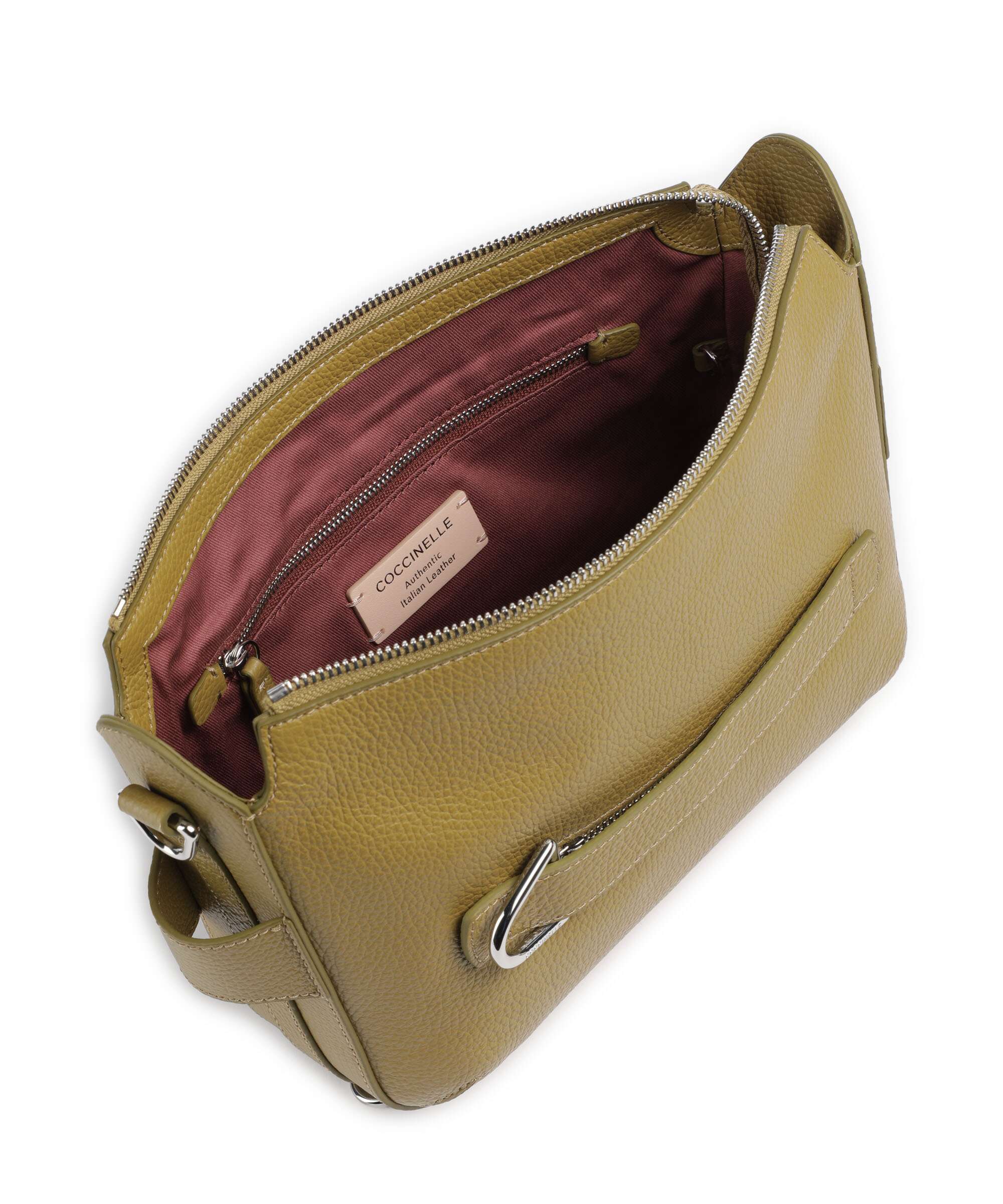 Coccinelle Gretel Ribbon Crossbody bag seagrass - Image 6
