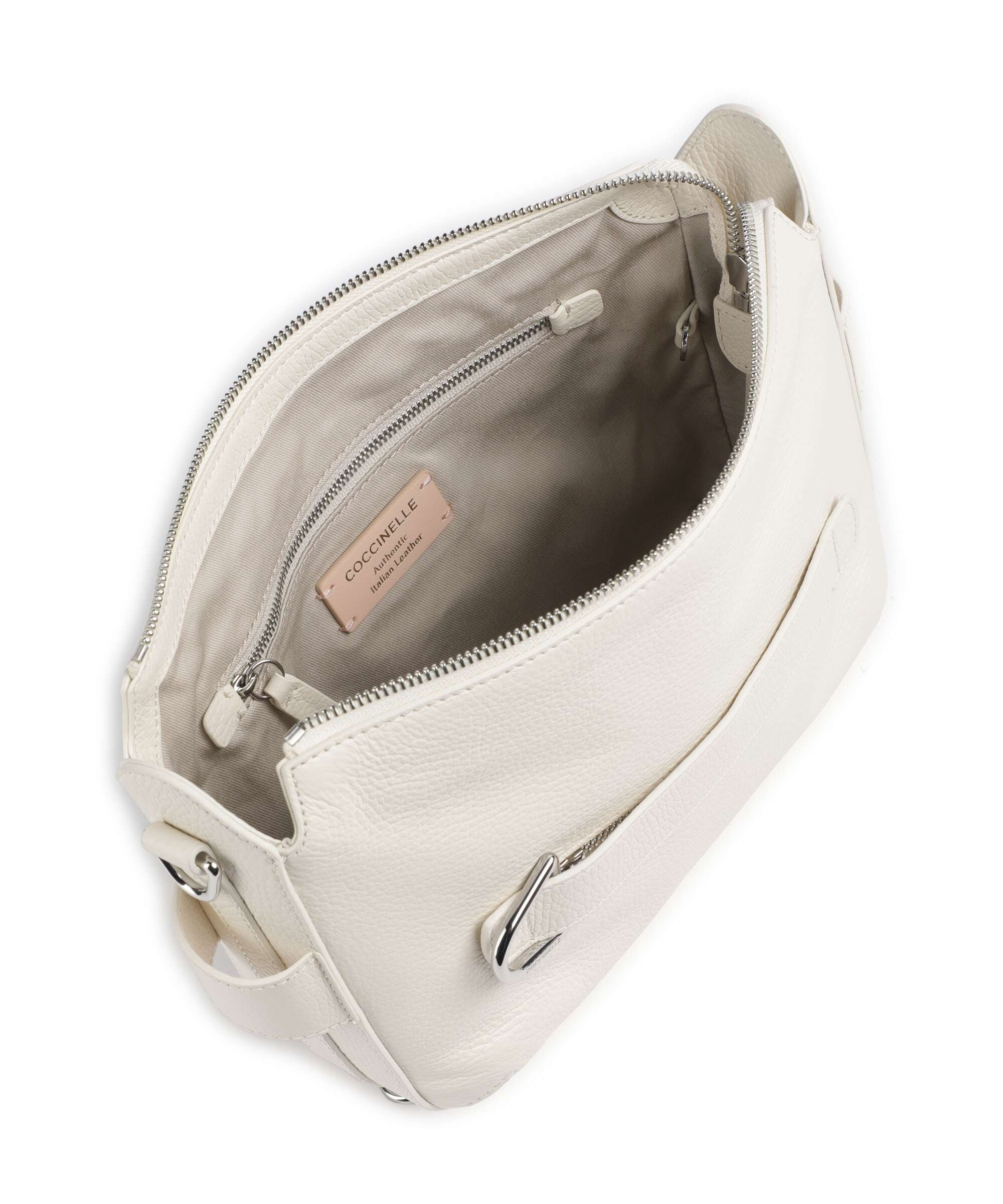 Coccinelle Gretel Ribbon Crossbody bag pearl - Image 6