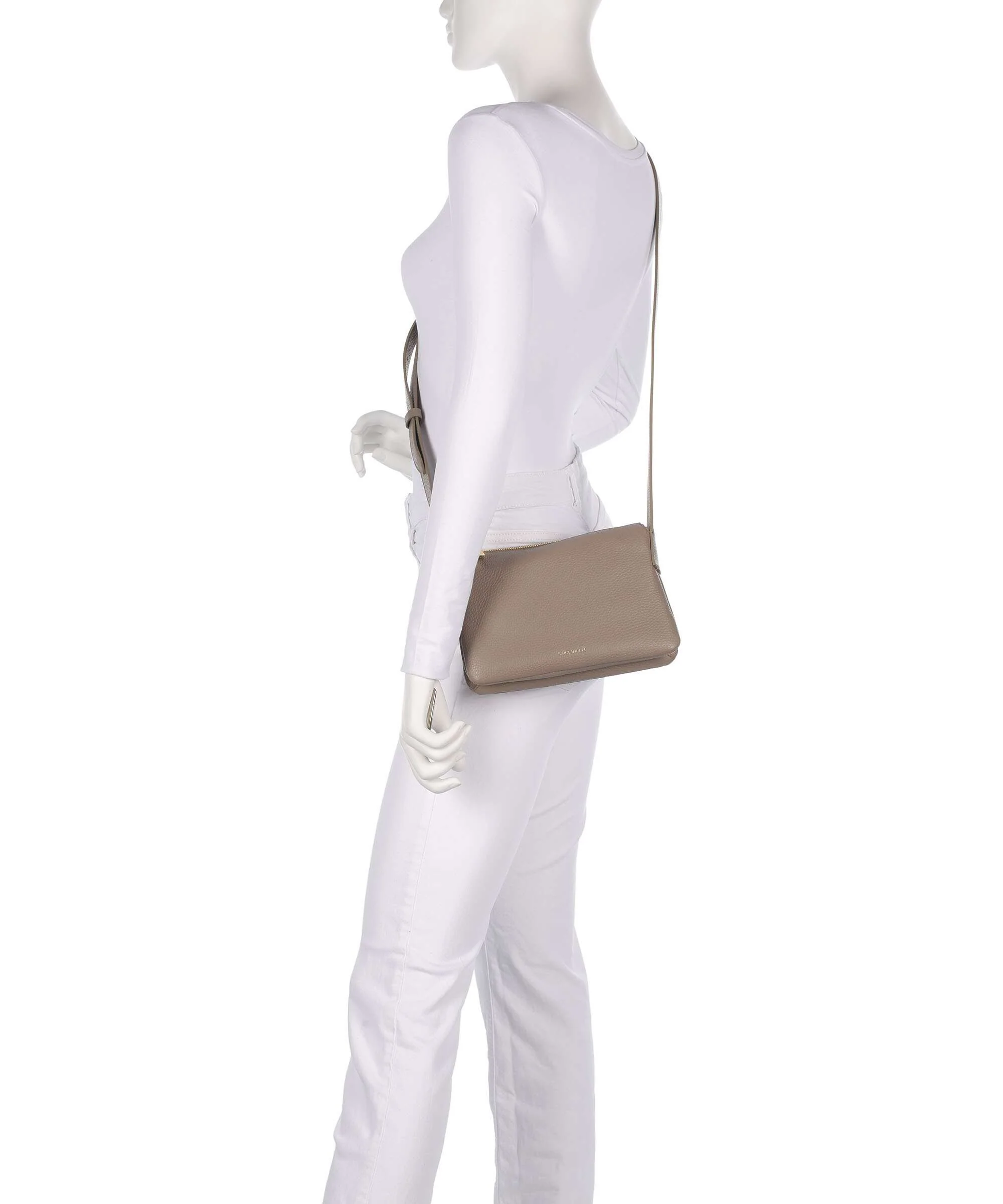 Coccinelle Kirsten Crossbody bag warm taupe - Image 3
