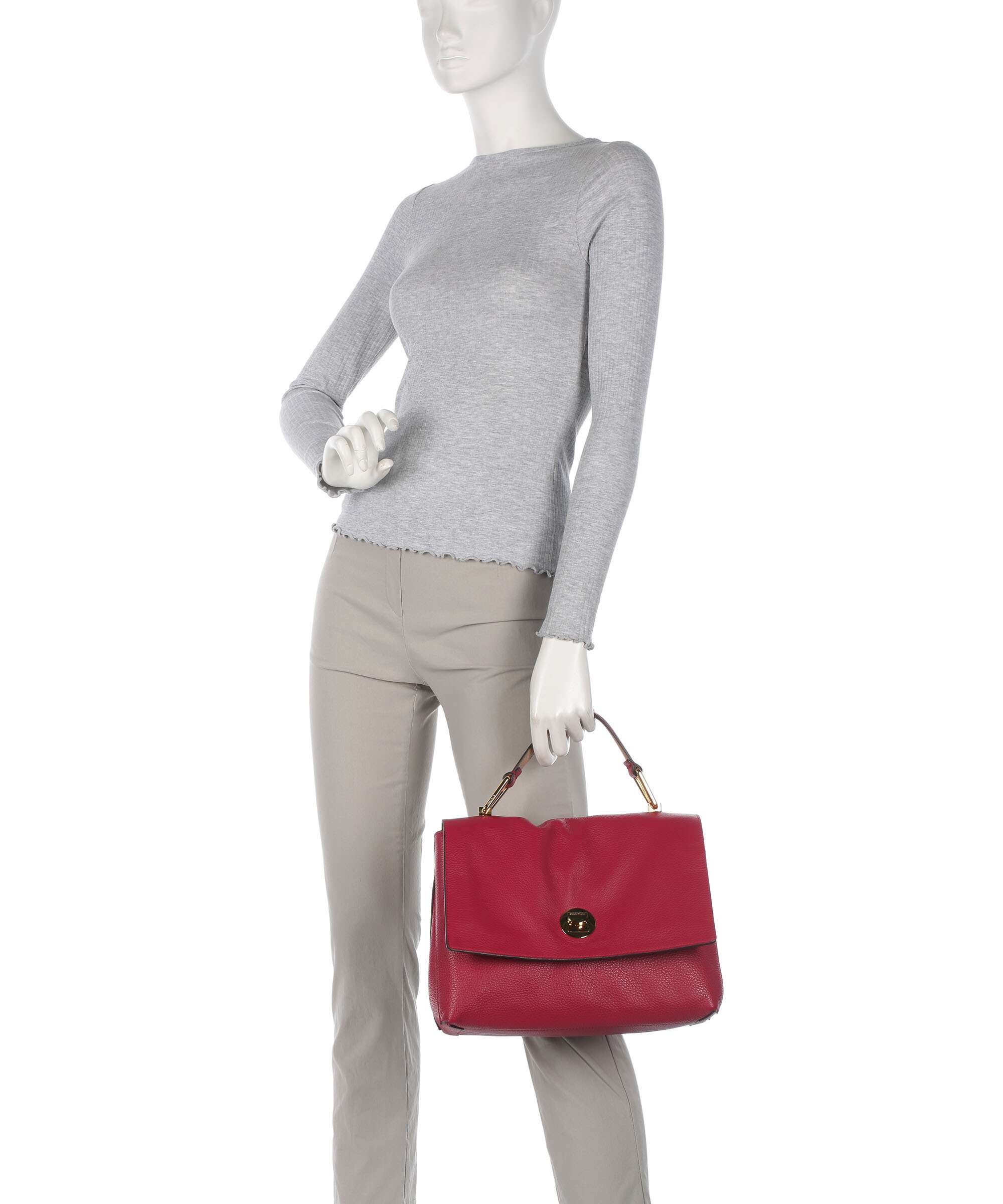 Coccinelle Liya Handbag sangria/skin - Image 3