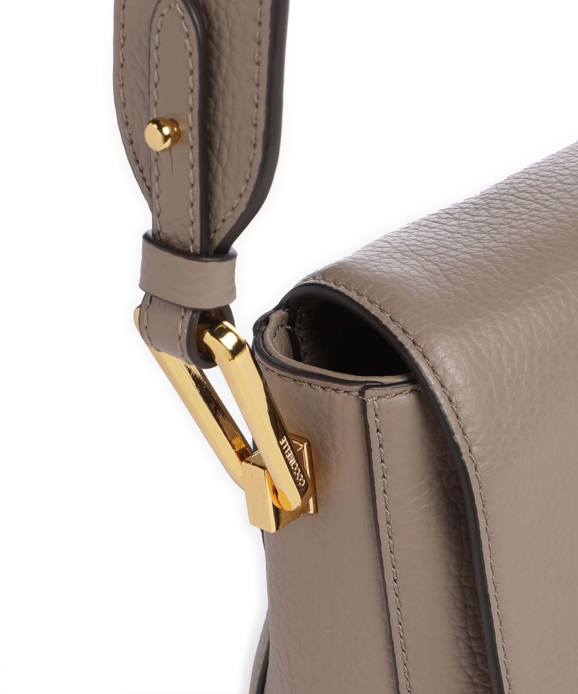 Coccinelle Liya Signature Crossbody bag warm taupe - Image 4