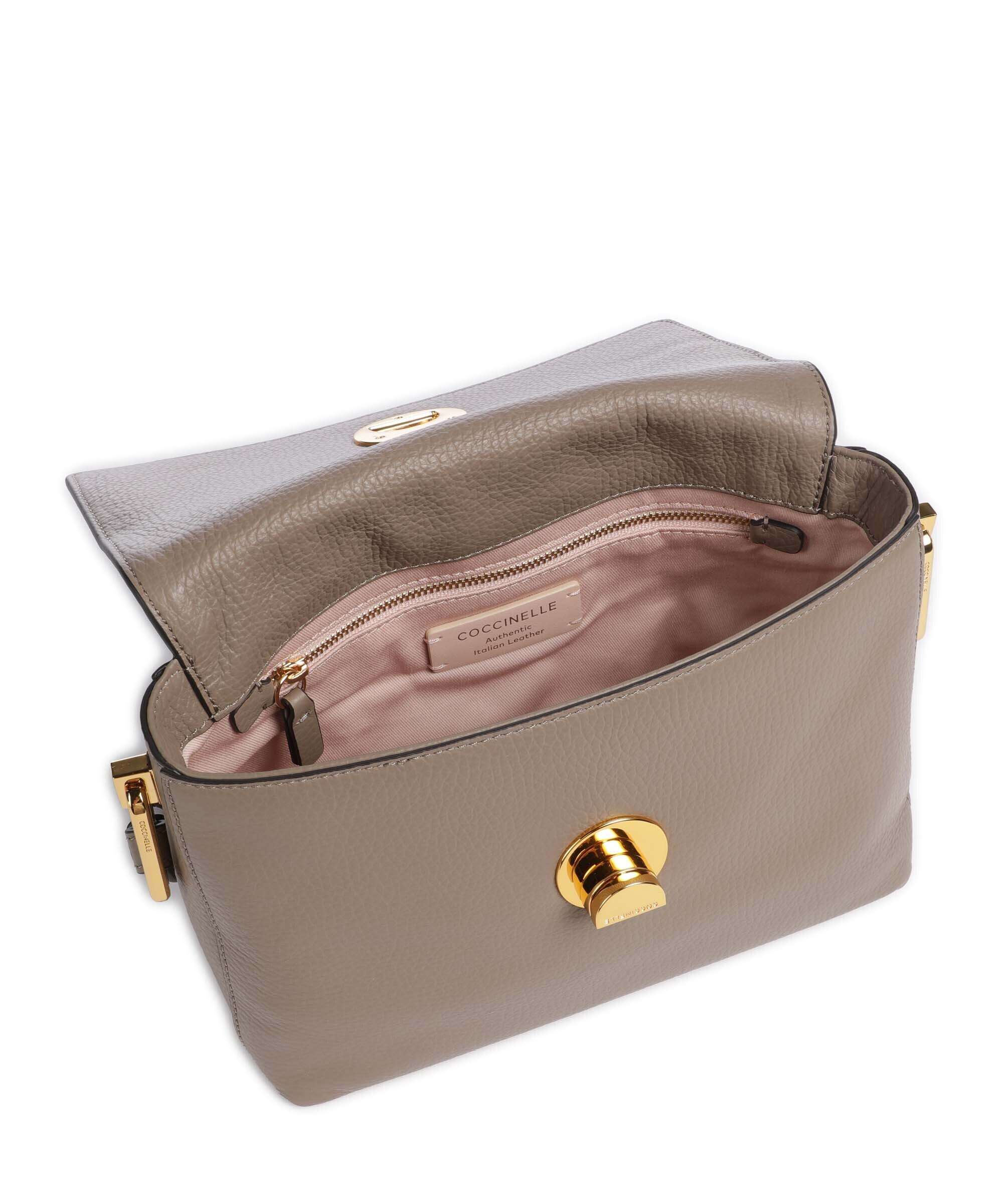 Coccinelle Liya Signature Crossbody bag warm taupe - Image 6