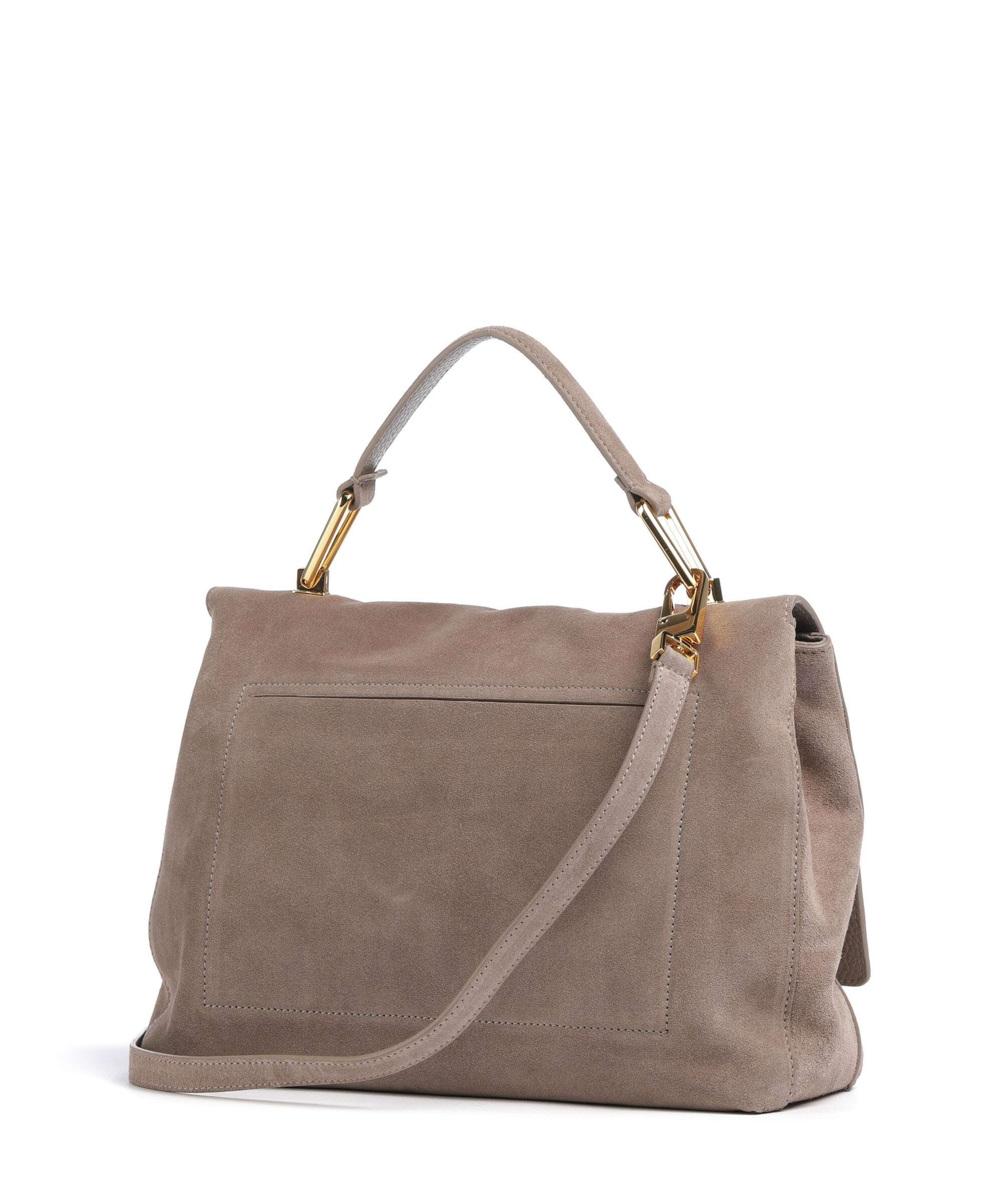 Coccinelle Liya Suede Handbag warm taupe - Image 2