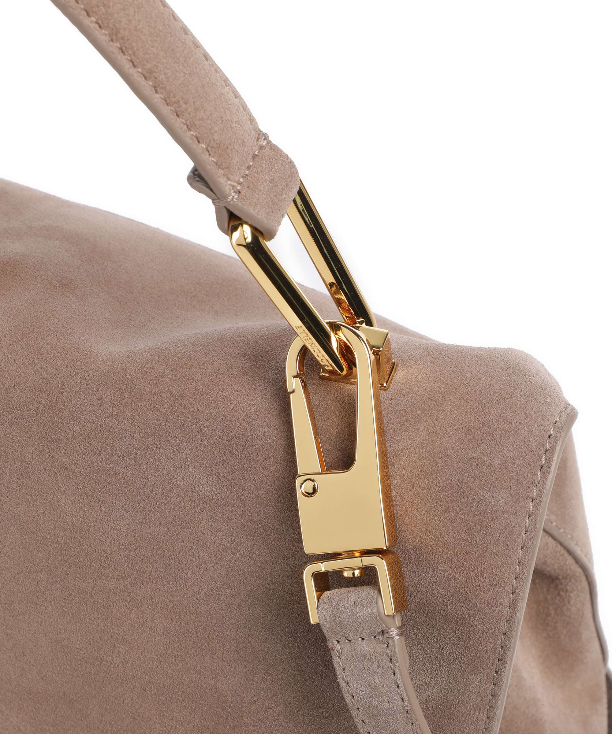 Coccinelle Liya Suede Handbag warm taupe - Image 4