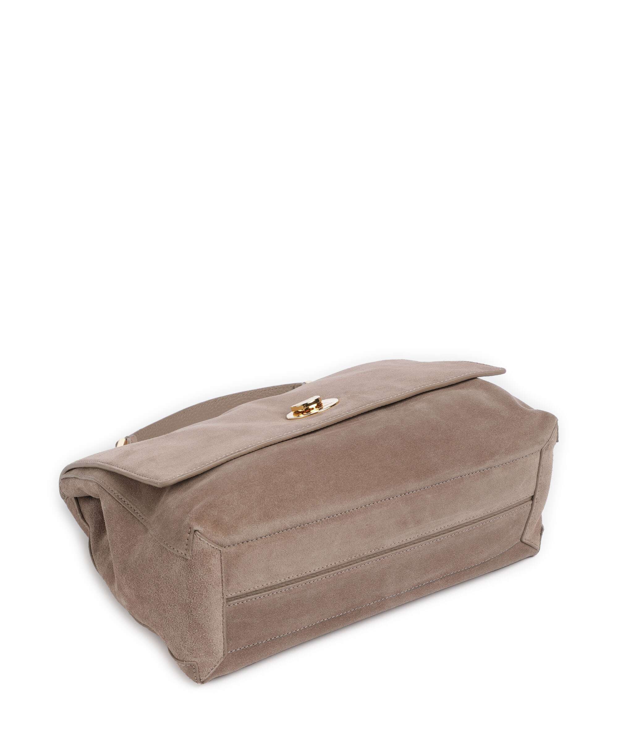 Coccinelle Liya Suede Handbag warm taupe - Image 5