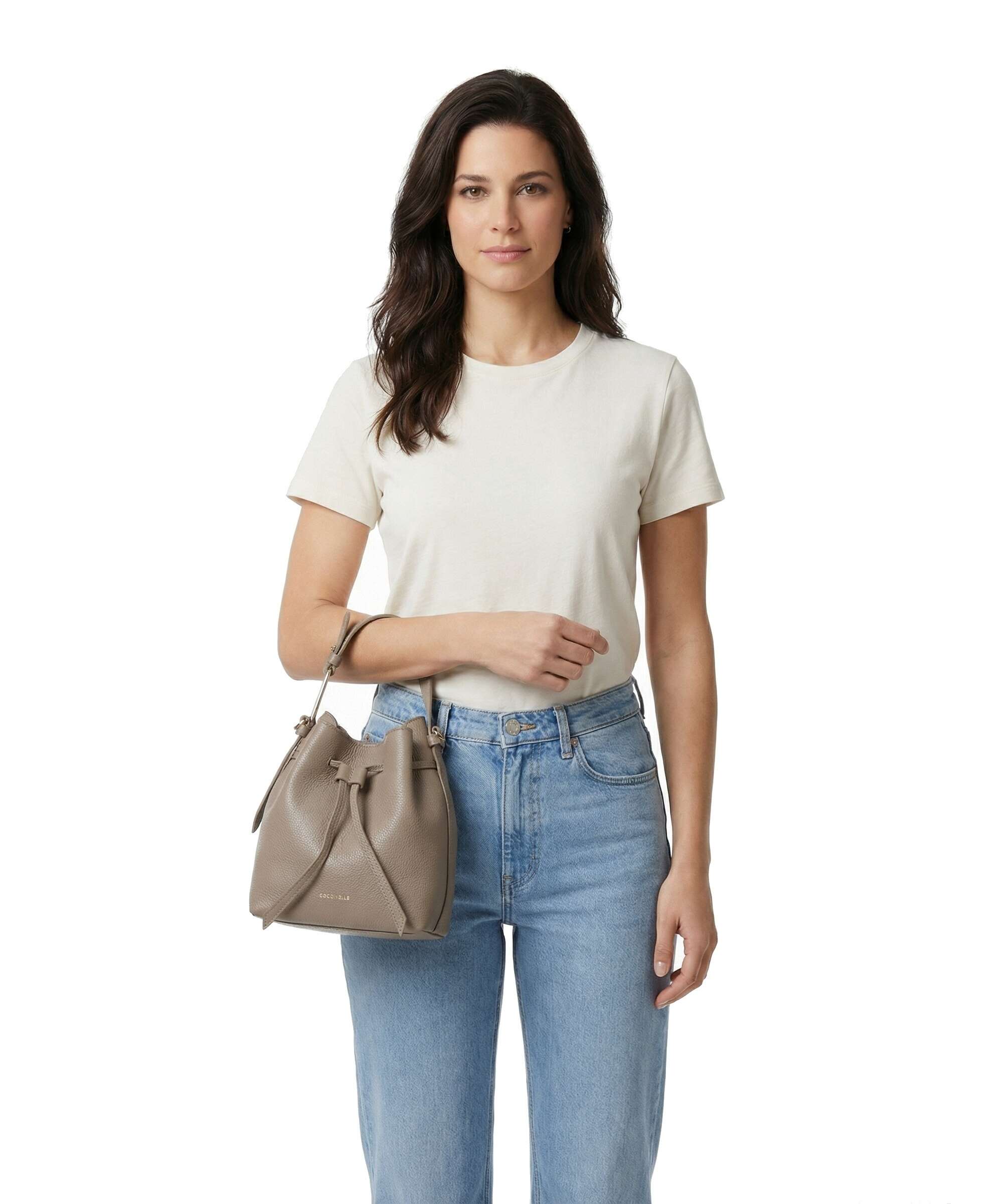 Coccinelle Malory Bucket bag warm taupe - Image 3