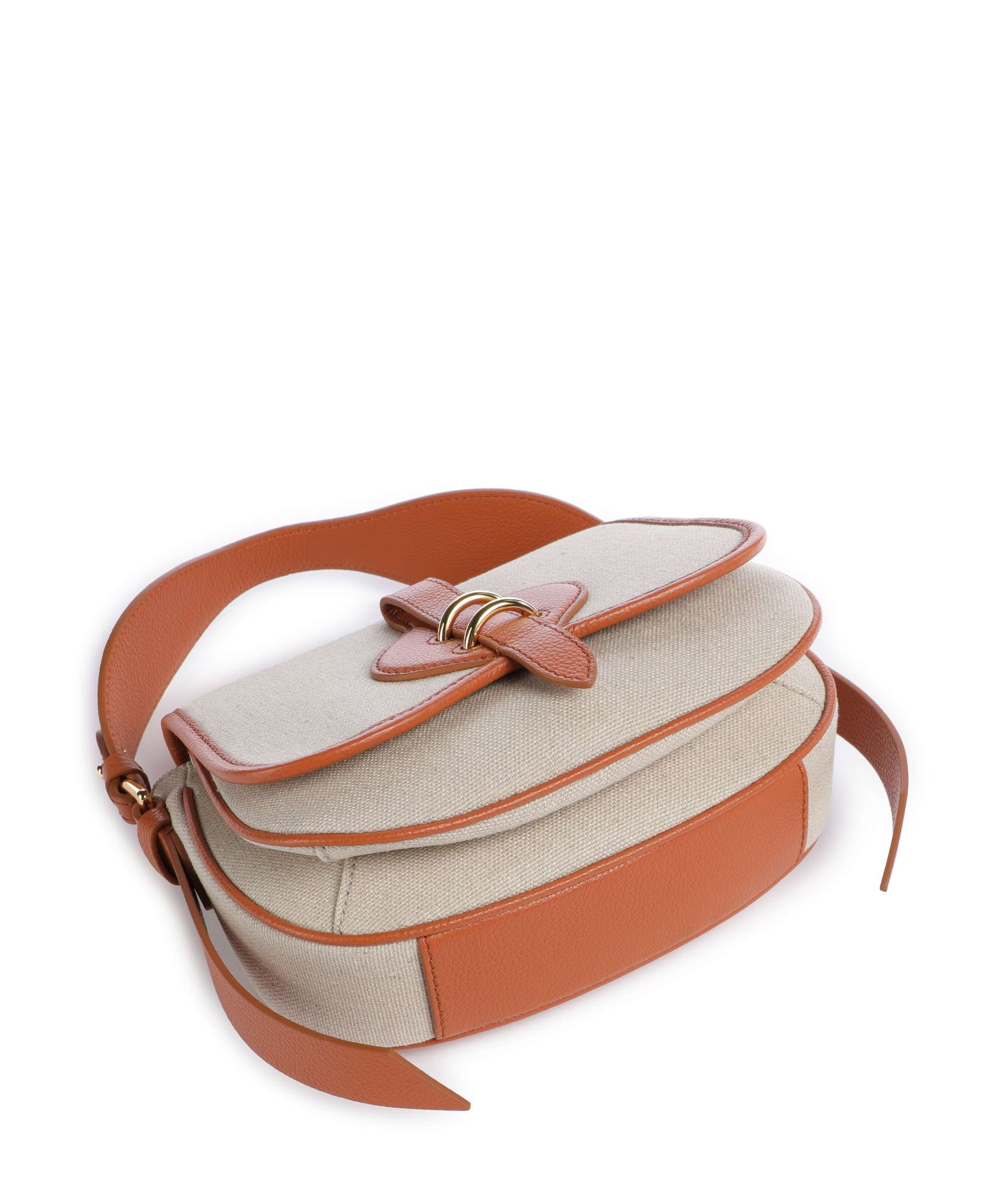 Coccinelle Mavery Canvas Handbag natural/crab - Image 5
