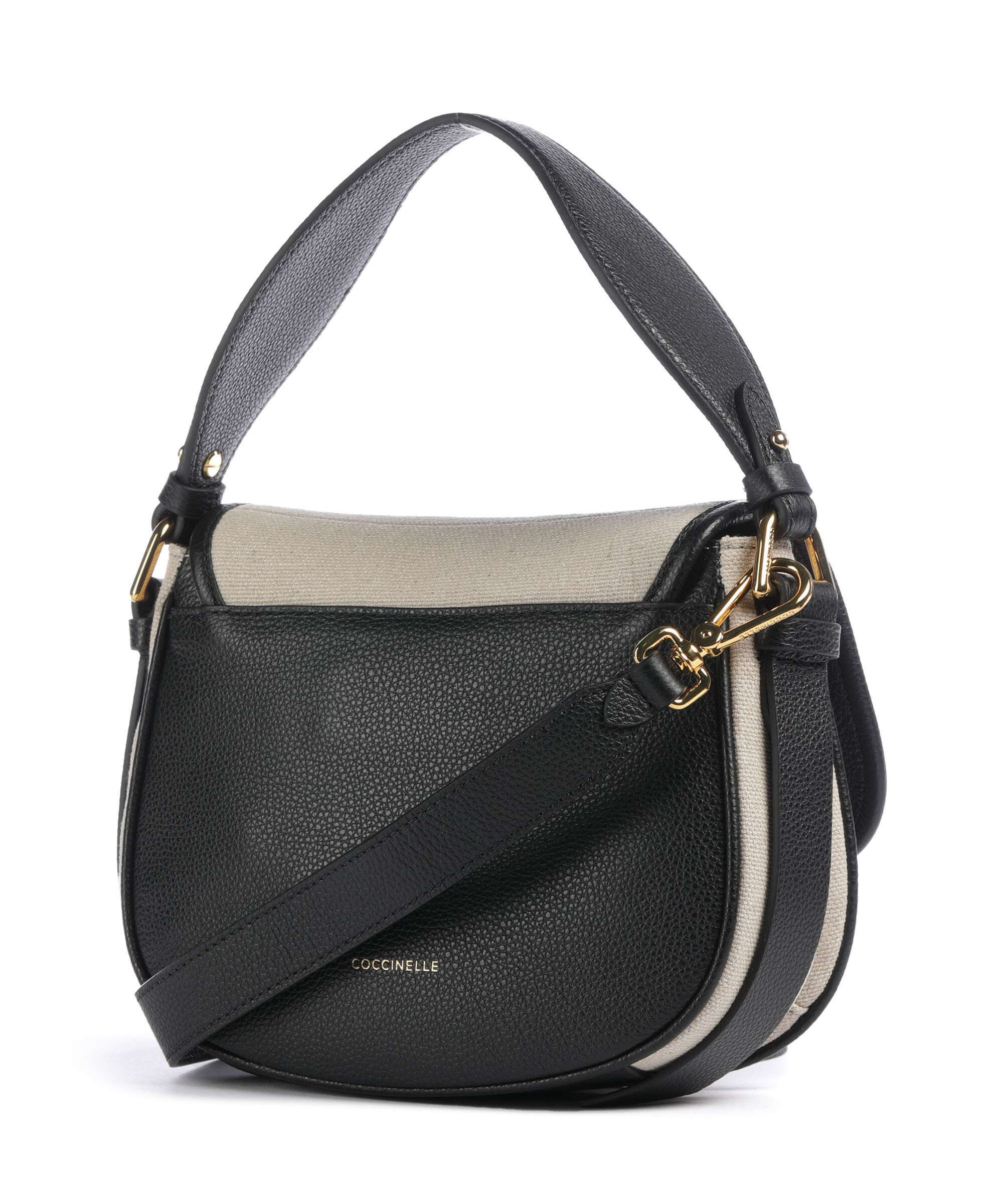 Coccinelle Mavery Canvas Handbag natural/noir - Image 2