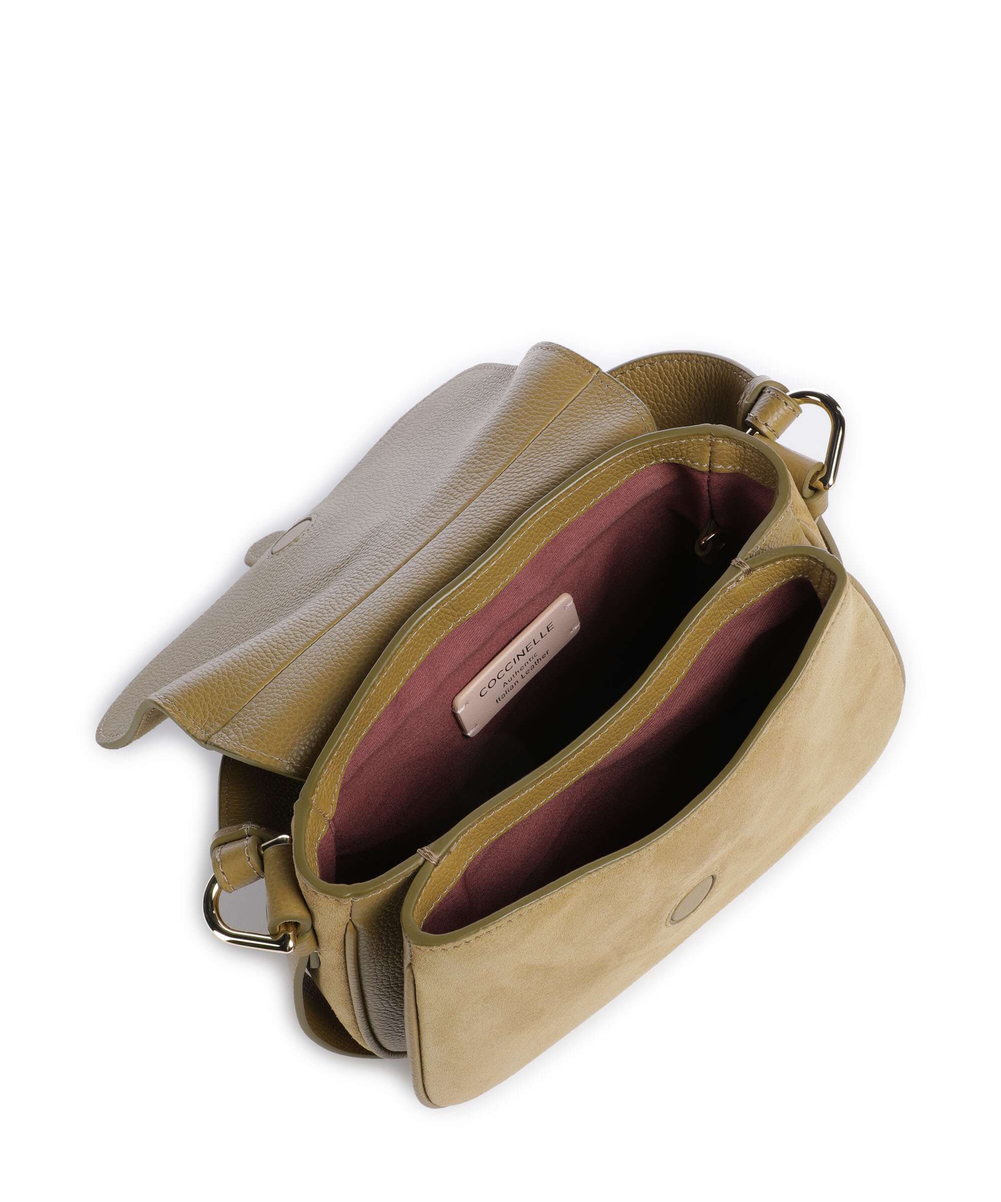 Coccinelle Mavery Suede Handbag seagrass - Image 4