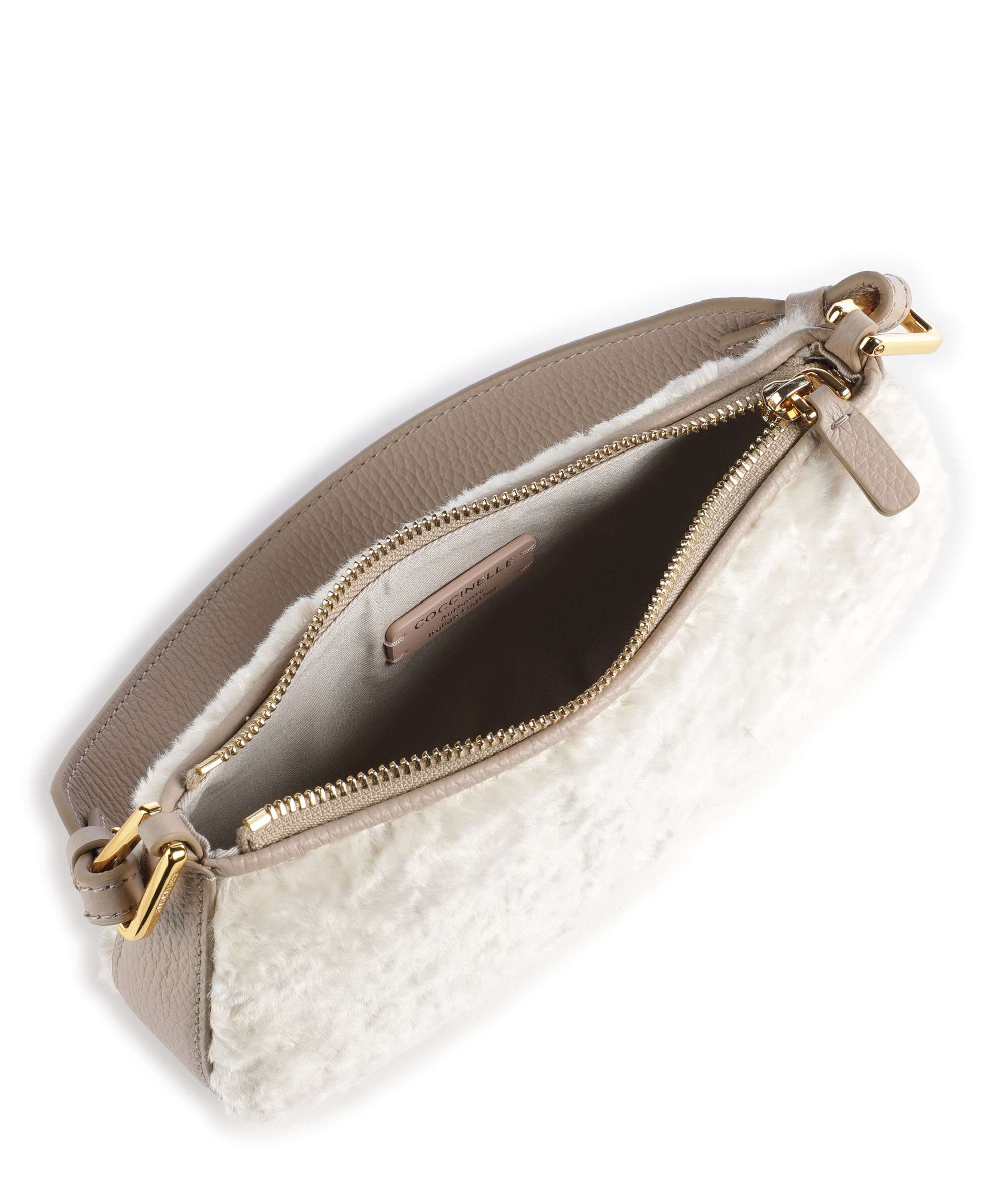 Coccinelle Merveille Astrakan Shoulder bag natural - Image 6