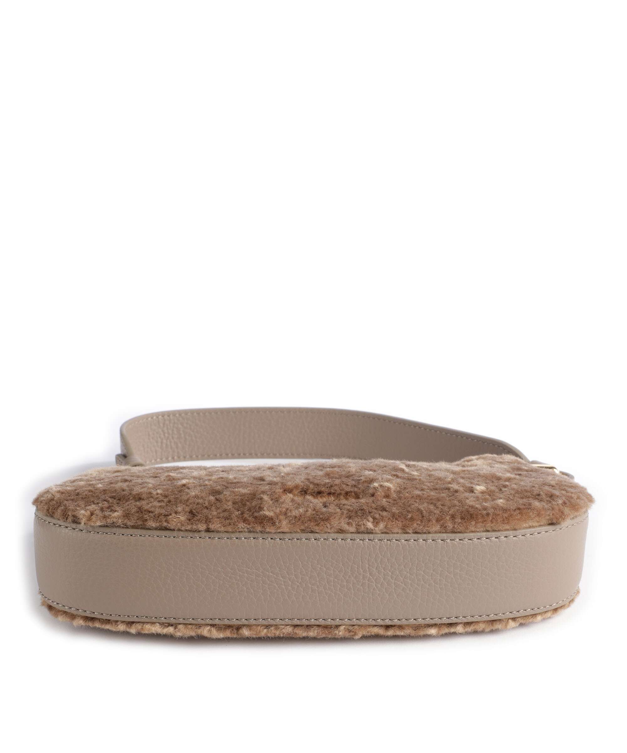 Coccinelle Merveille Astrakan Shoulder bag warm taupe - Image 5