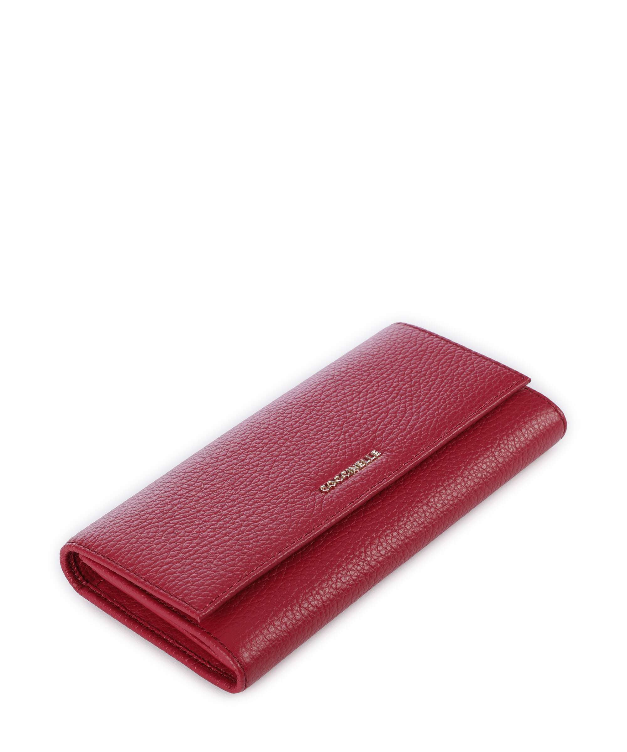 Coccinelle Metallic Soft Wallet sangria - Image 4
