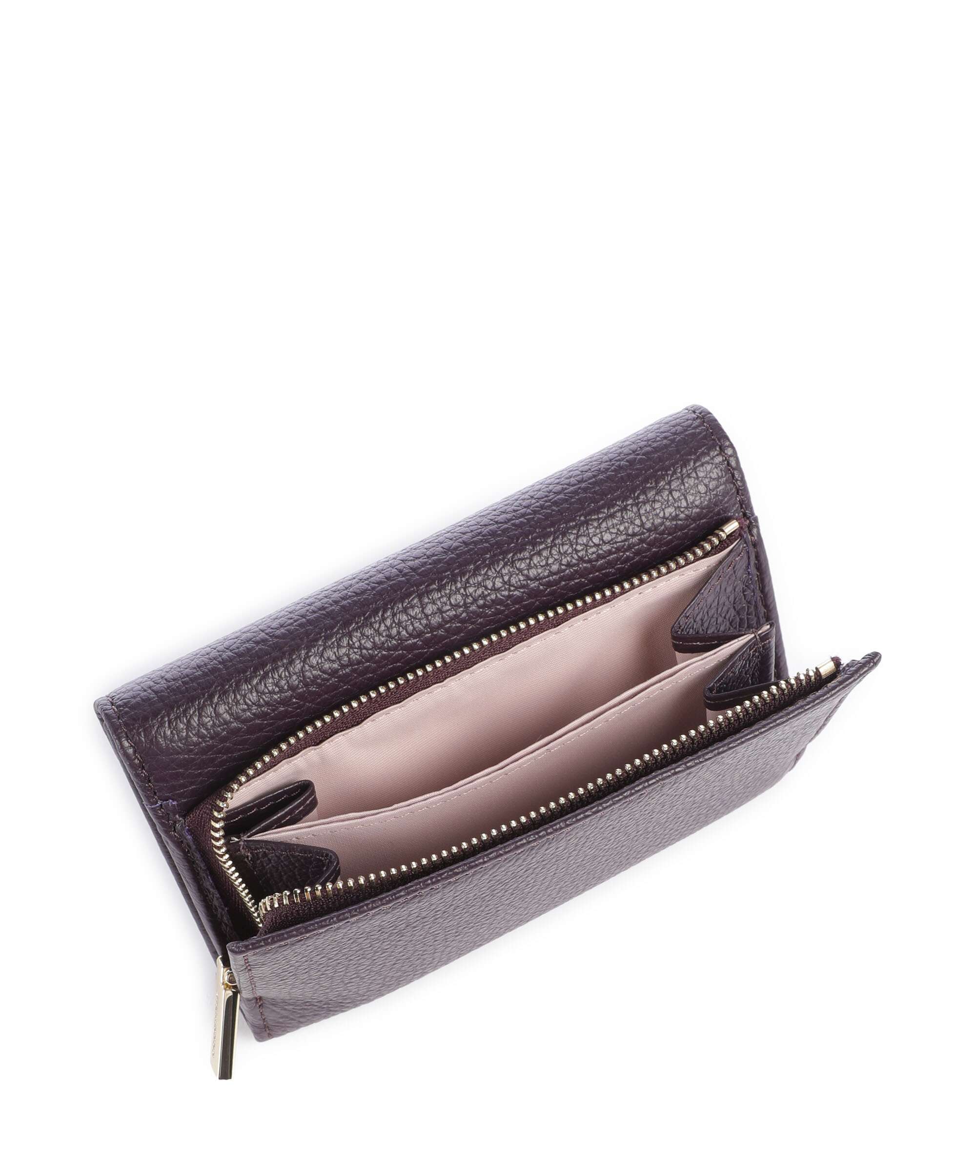 Coccinelle Metallic Soft Wallet prune - Image 3