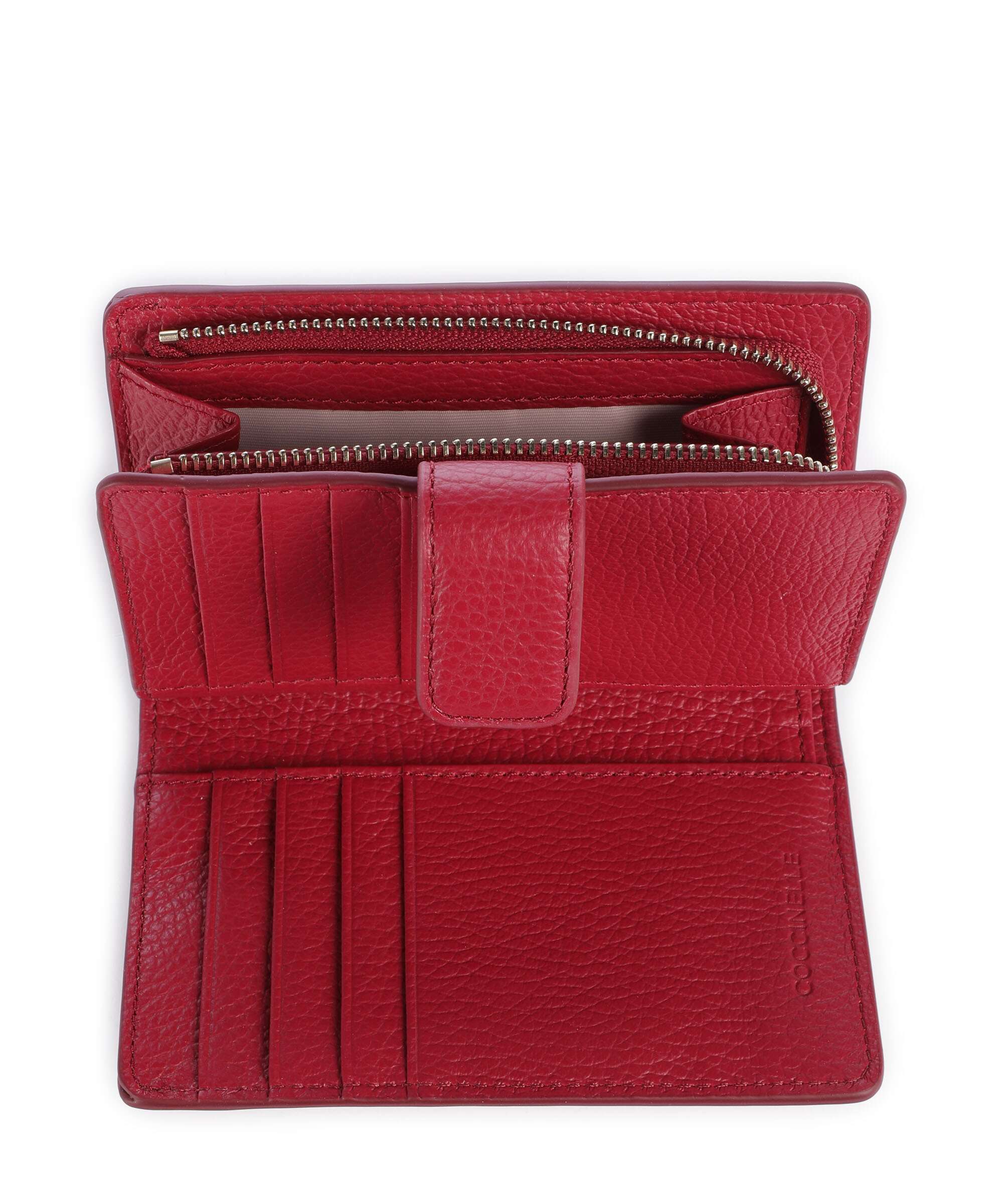Coccinelle Metallic Soft Wallet sangria - Image 2
