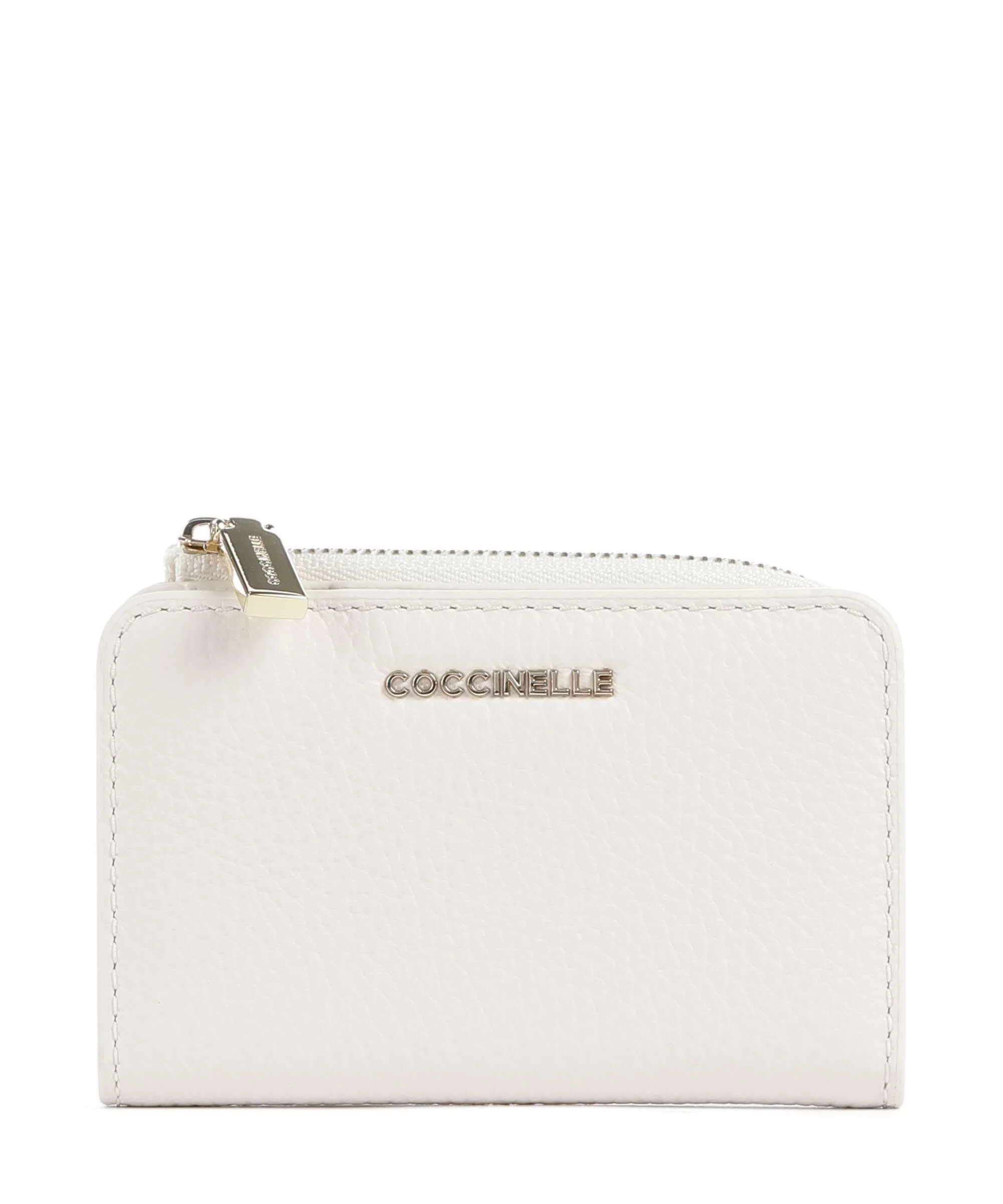 Coccinelle Metallic Soft Wallet blanco