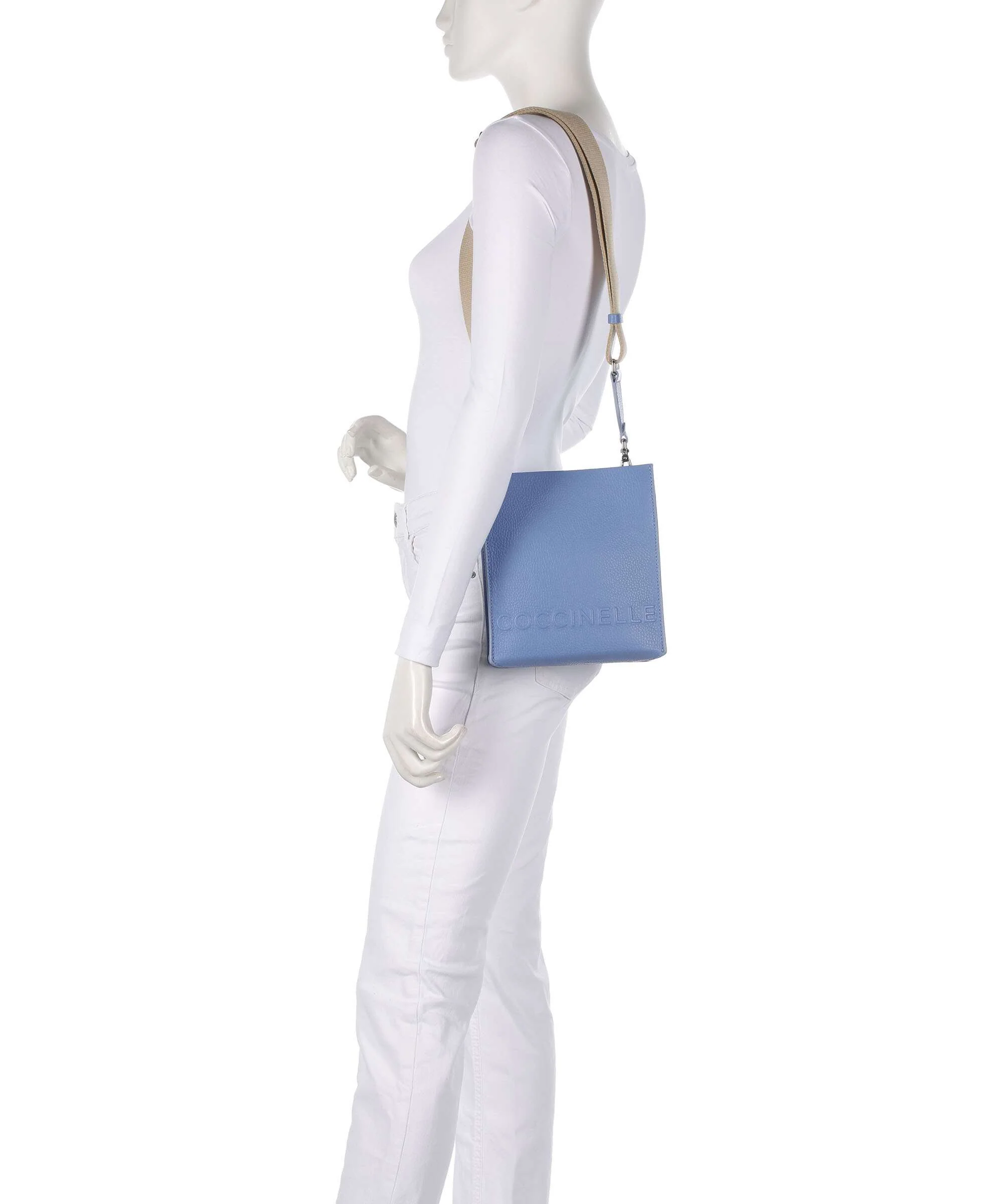Coccinelle Myrtha Maxi Logo Crossbody bag azul - Image 3