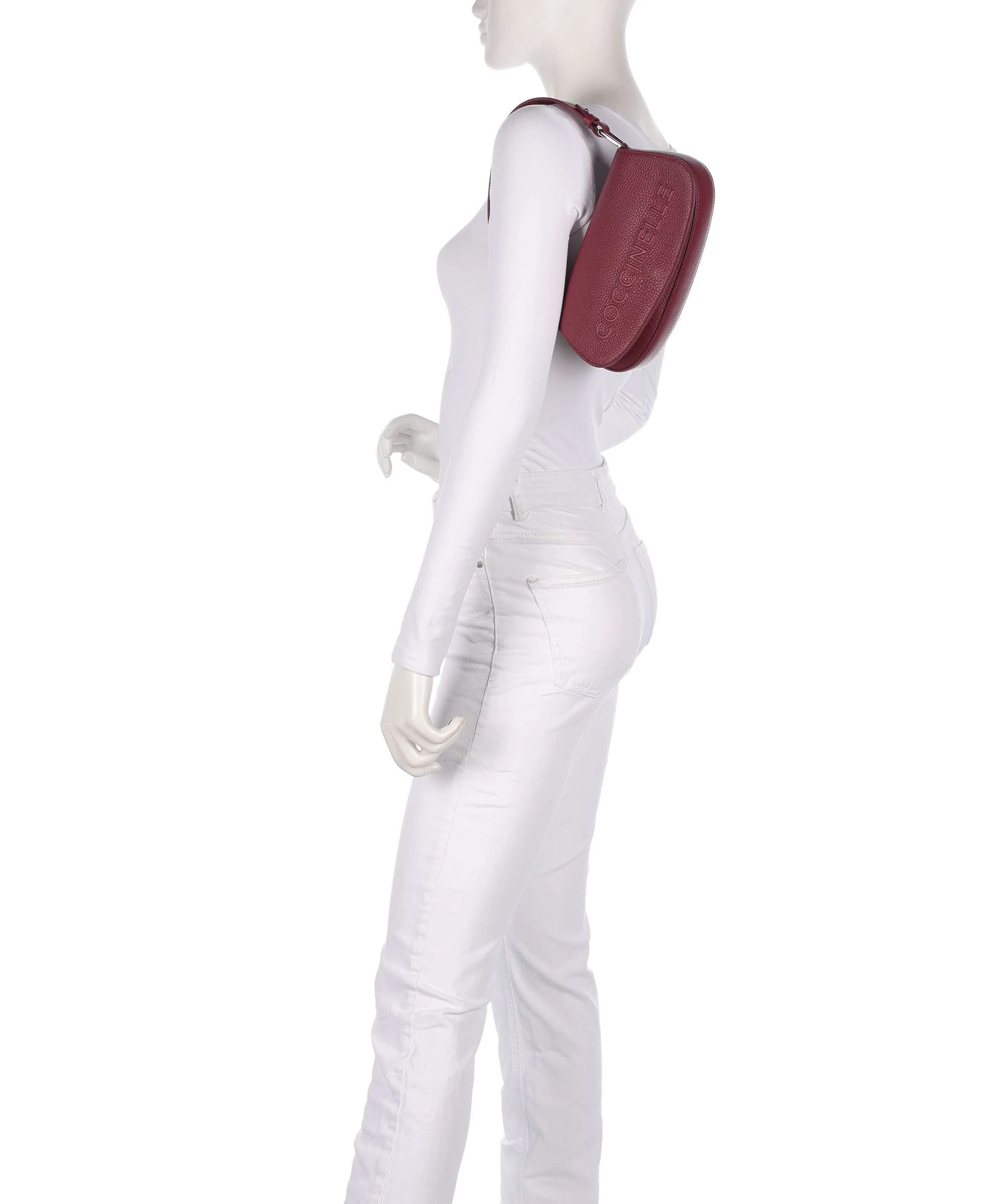 Coccinelle Myrtha Maxi Logo Shoulder bag ribes - Image 3