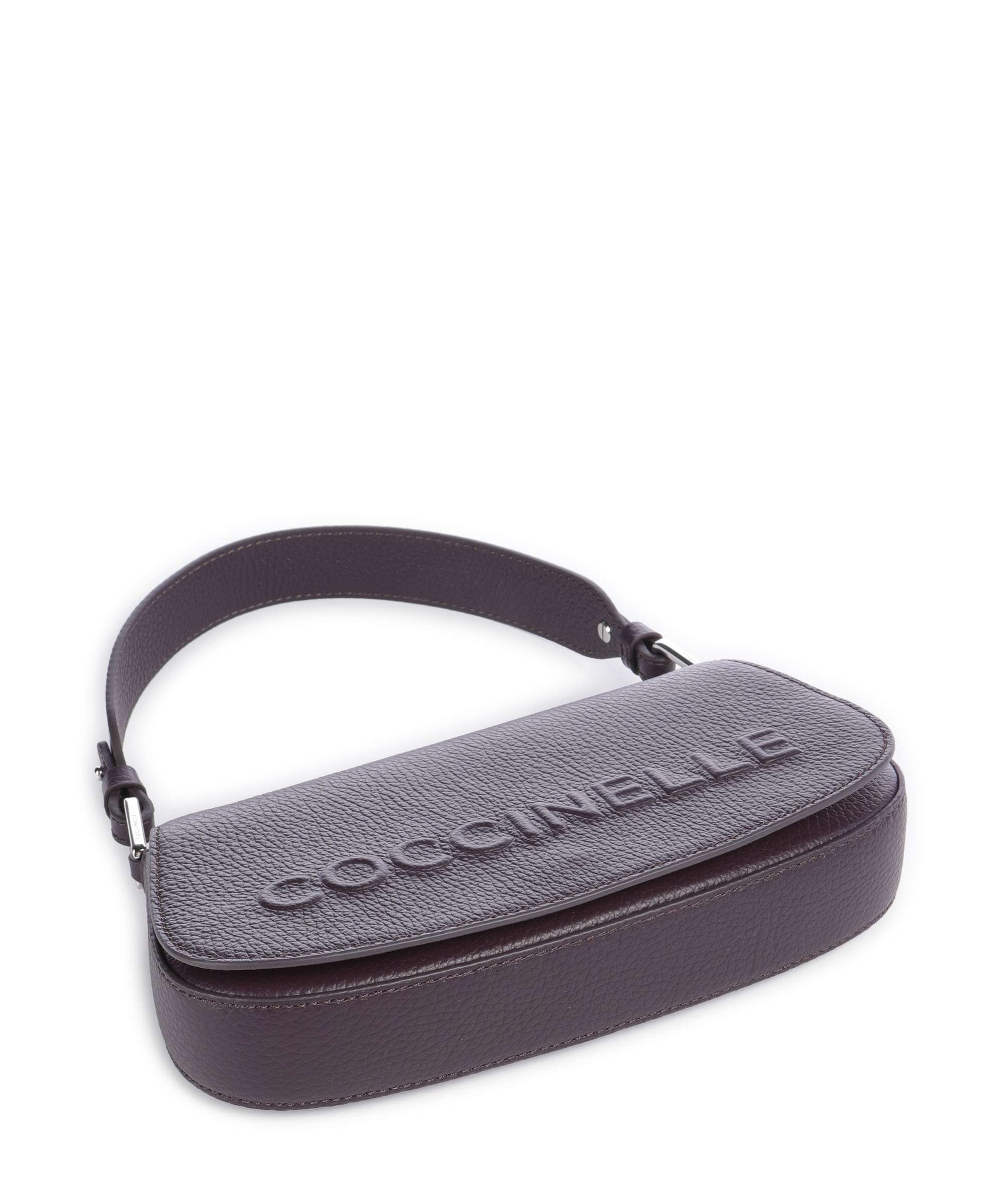 Coccinelle Myrtha Maxi Logo Shoulder bag prune - Image 6