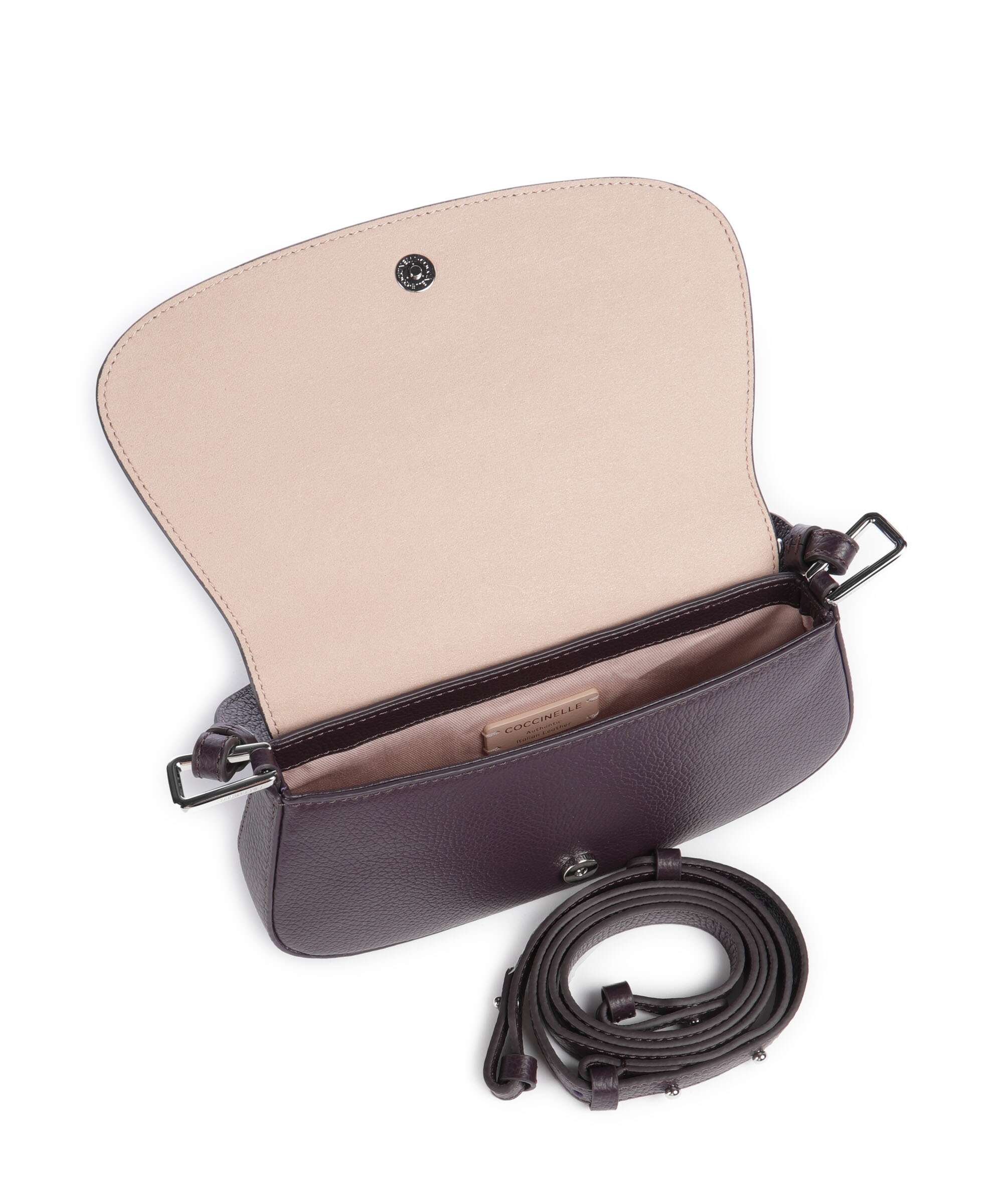 Coccinelle Myrtha Maxi Logo Shoulder bag prune - Image 7