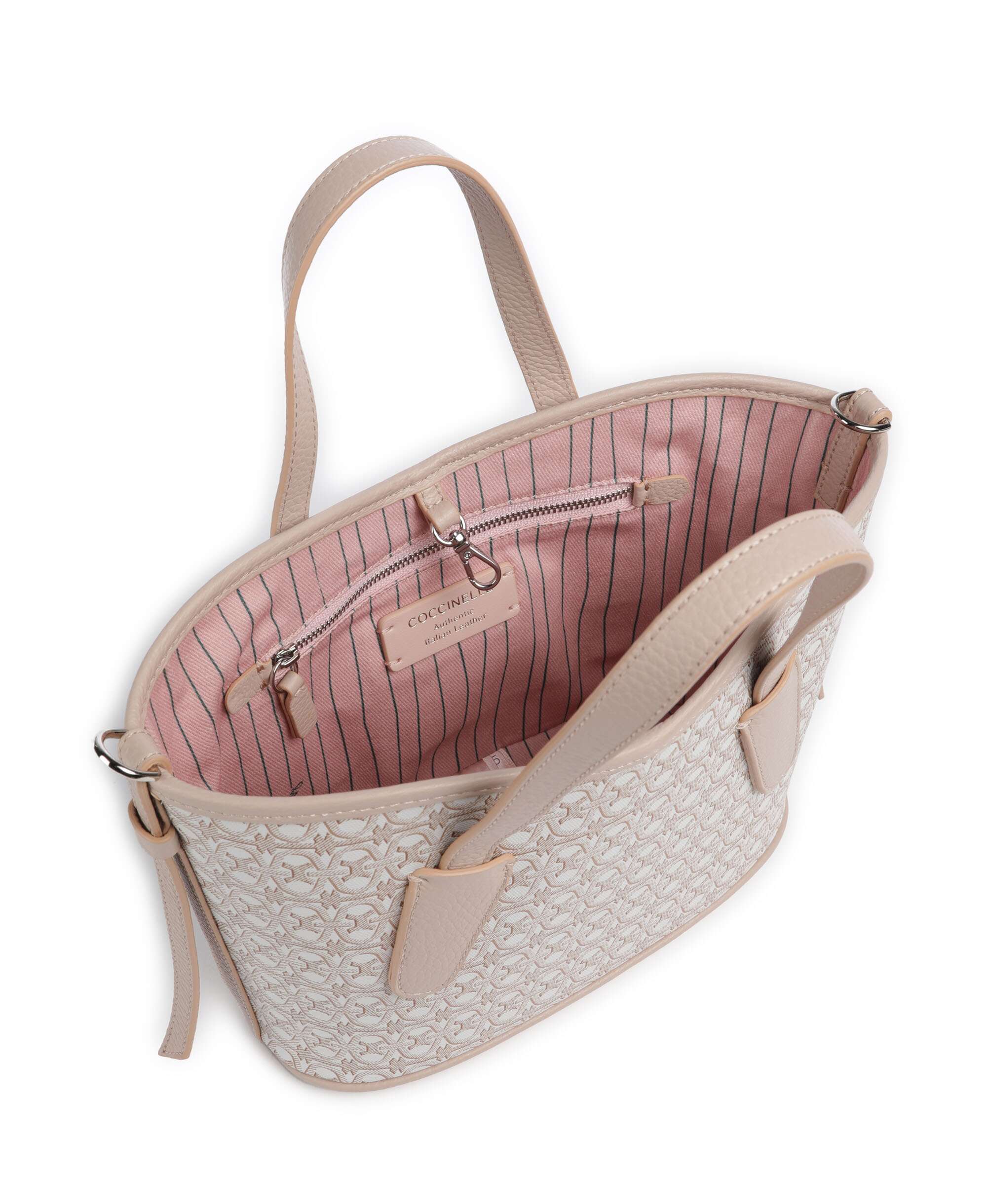 Coccinelle Never Without Bag Monogram Handbag multicolour/blanco/rosette - Image 6