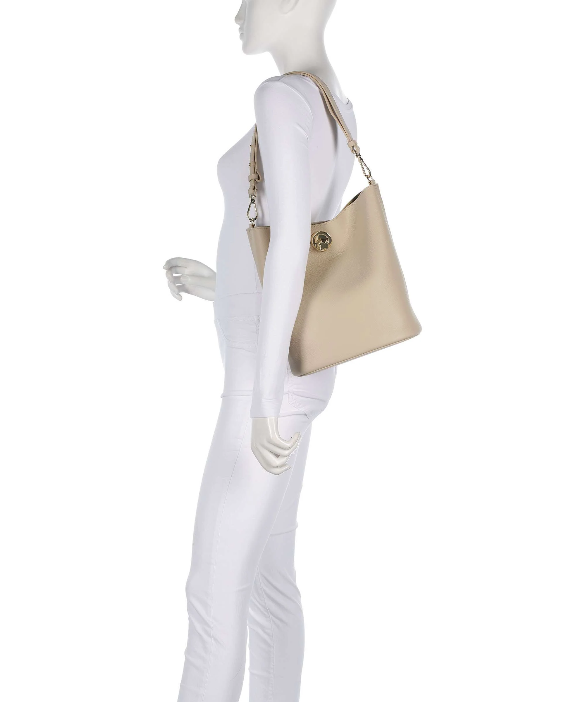 Coccinelle Nikla Bucket bag sandshell/seagrass - Image 3