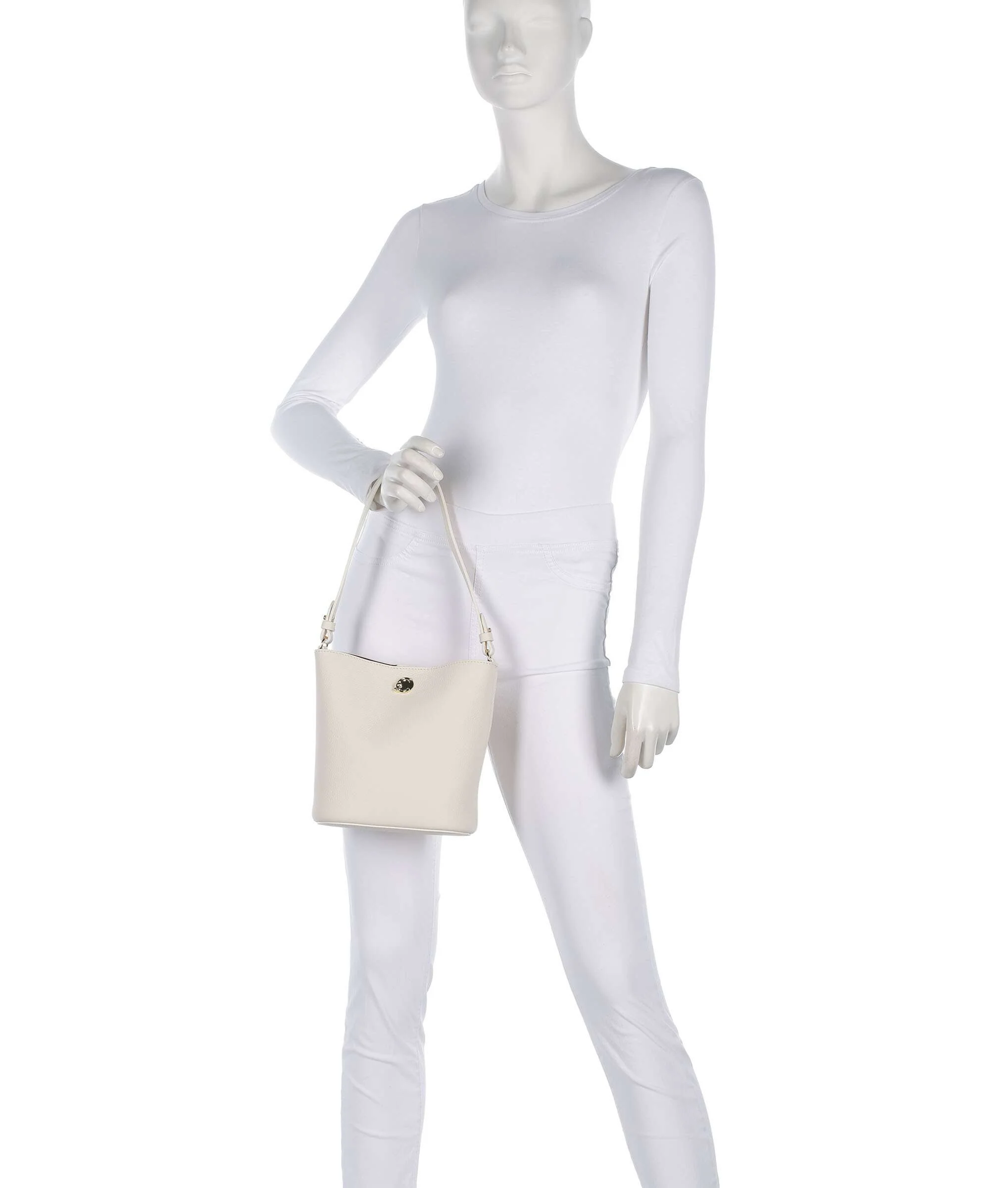 Coccinelle Nikla Bucket bag pearl/cognac - Image 3