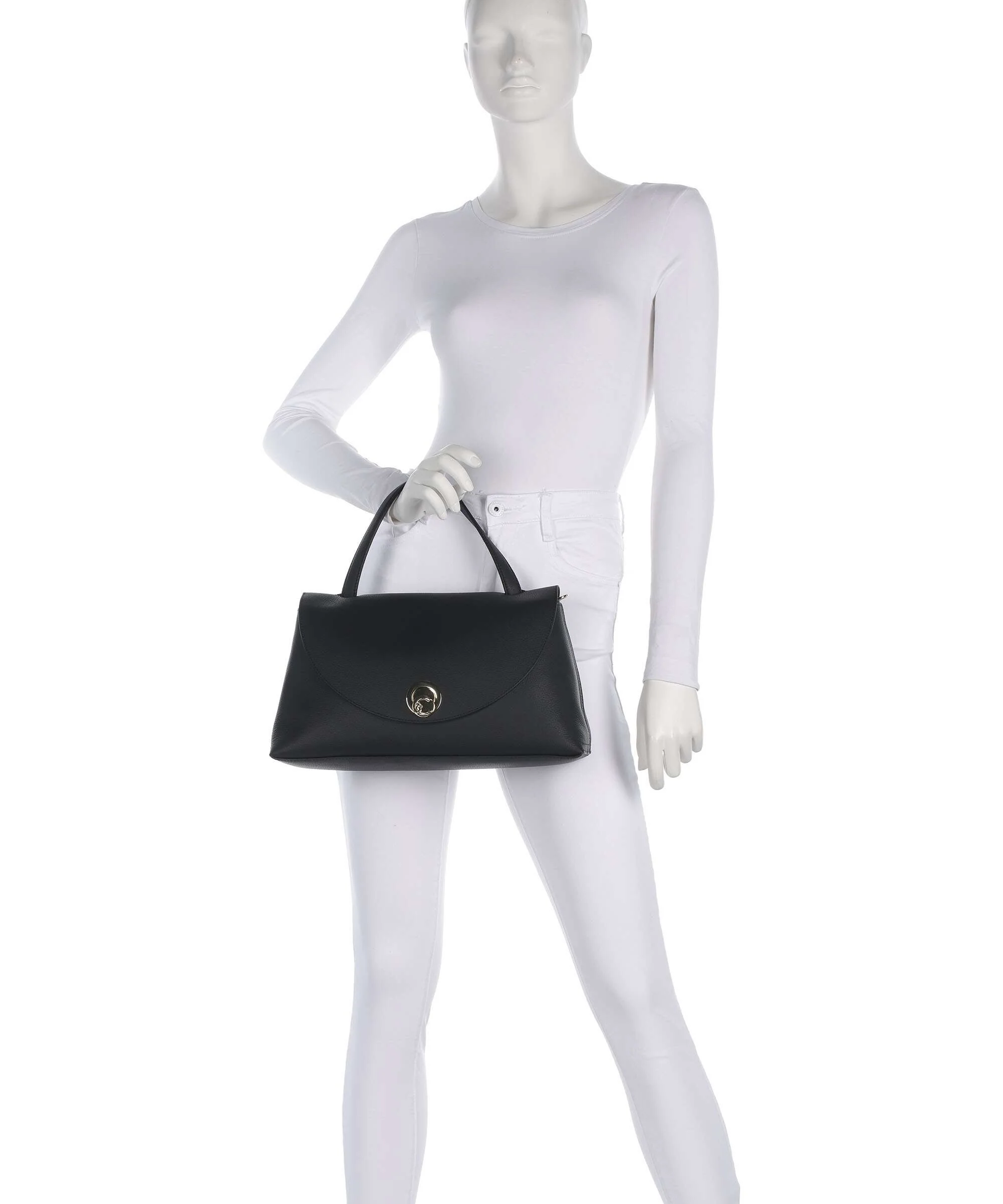 Coccinelle Nikla Handbag noir/cognac - Image 3