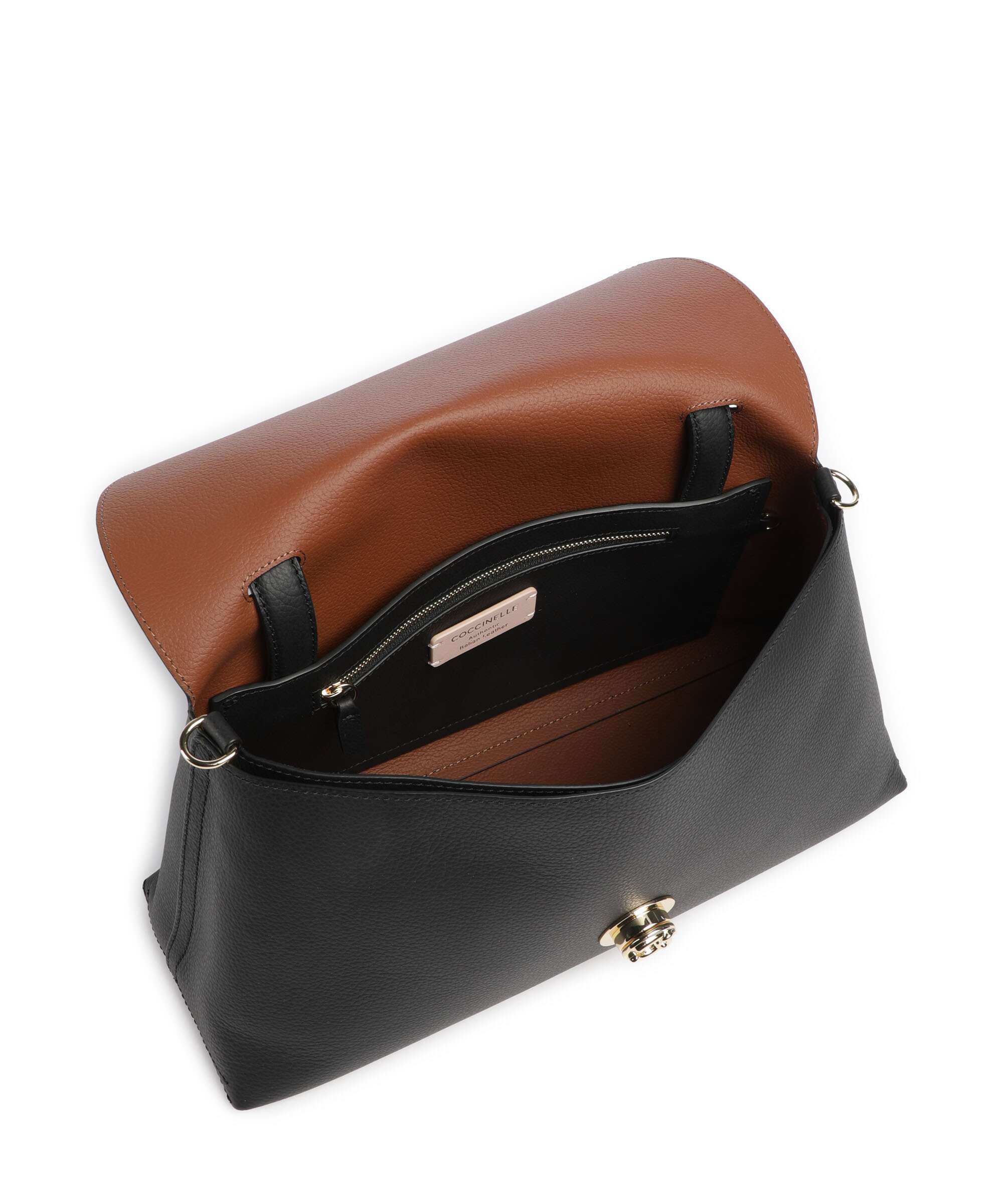 Coccinelle Nikla Handbag noir/cognac - Image 5