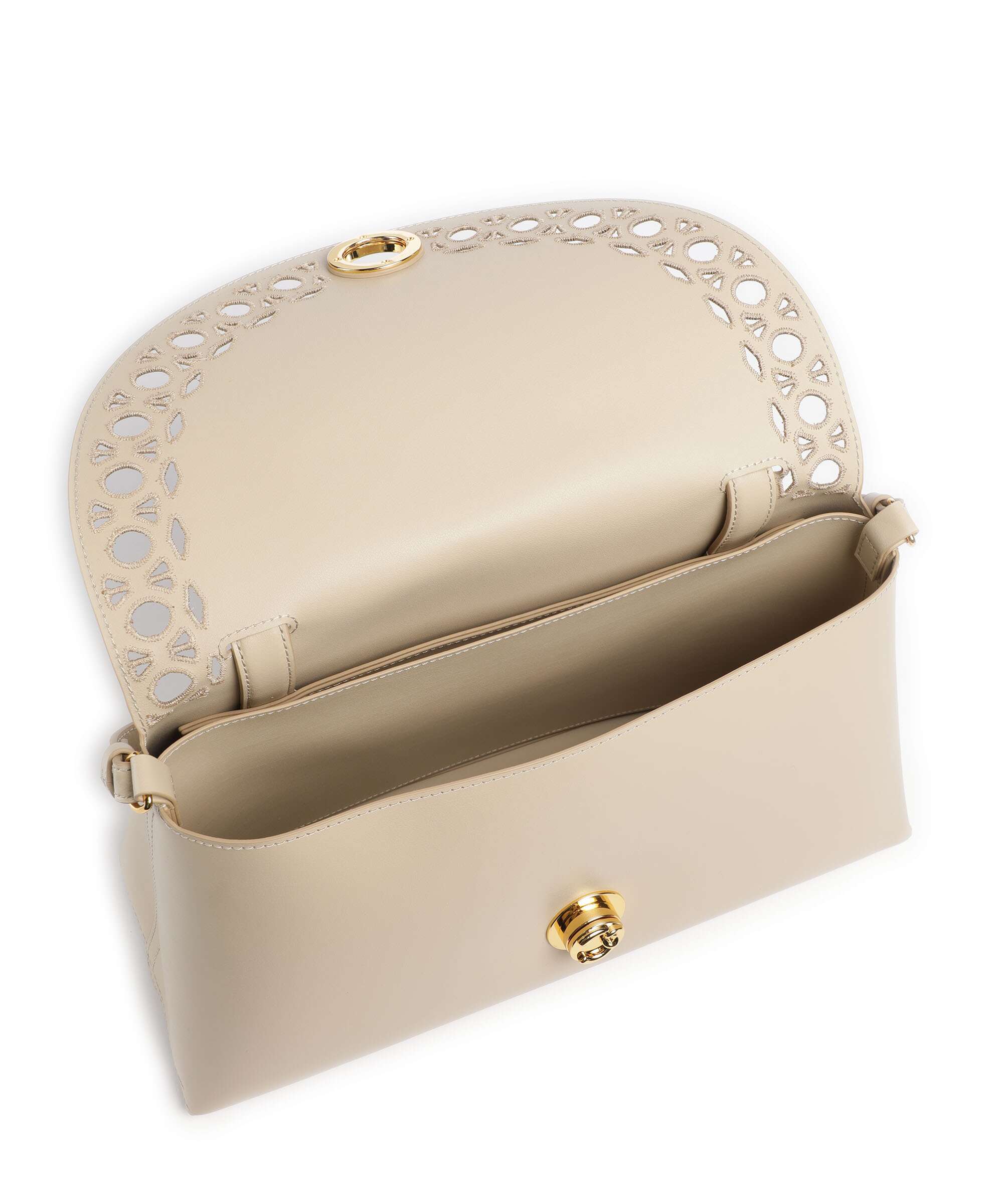 Coccinelle Nikla Monogram Sangallo Handbag sandshell - Image 6