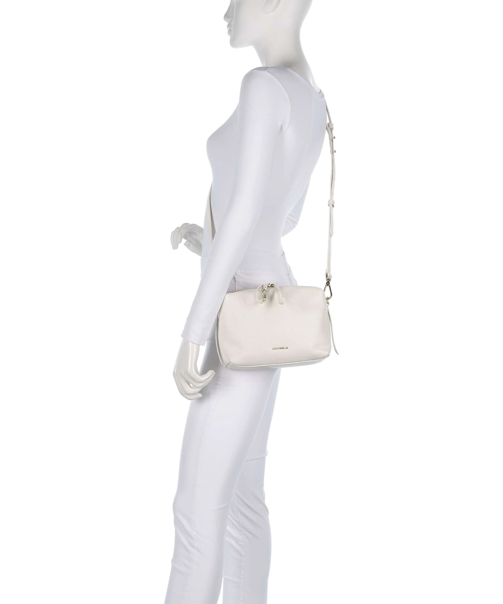 Coccinelle Nory Crossbody bag pearl - Image 3