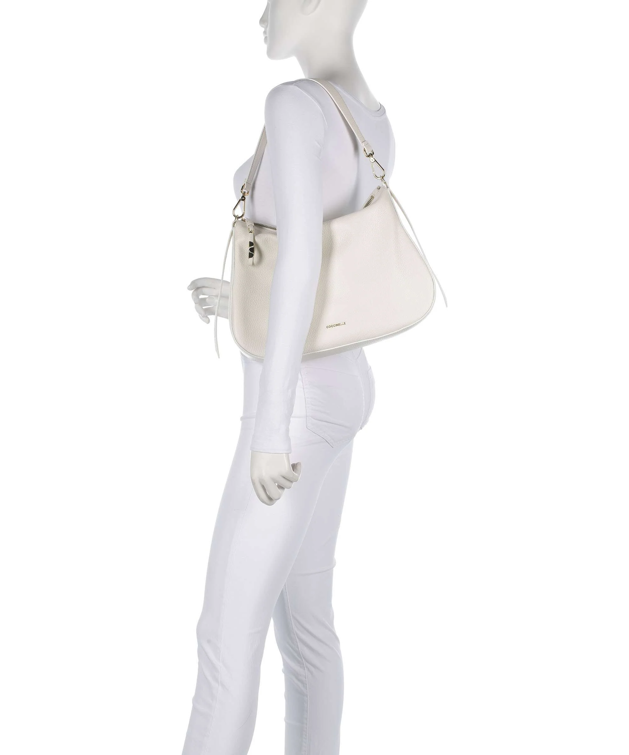 Coccinelle Nory Hobo bag pearl - Image 3