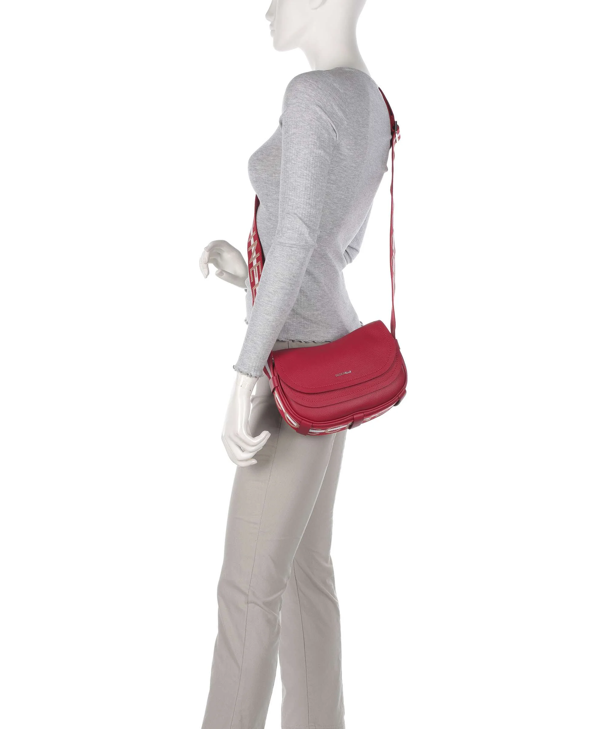 Coccinelle Raquel Crossbody bag sangria/skin - Image 3