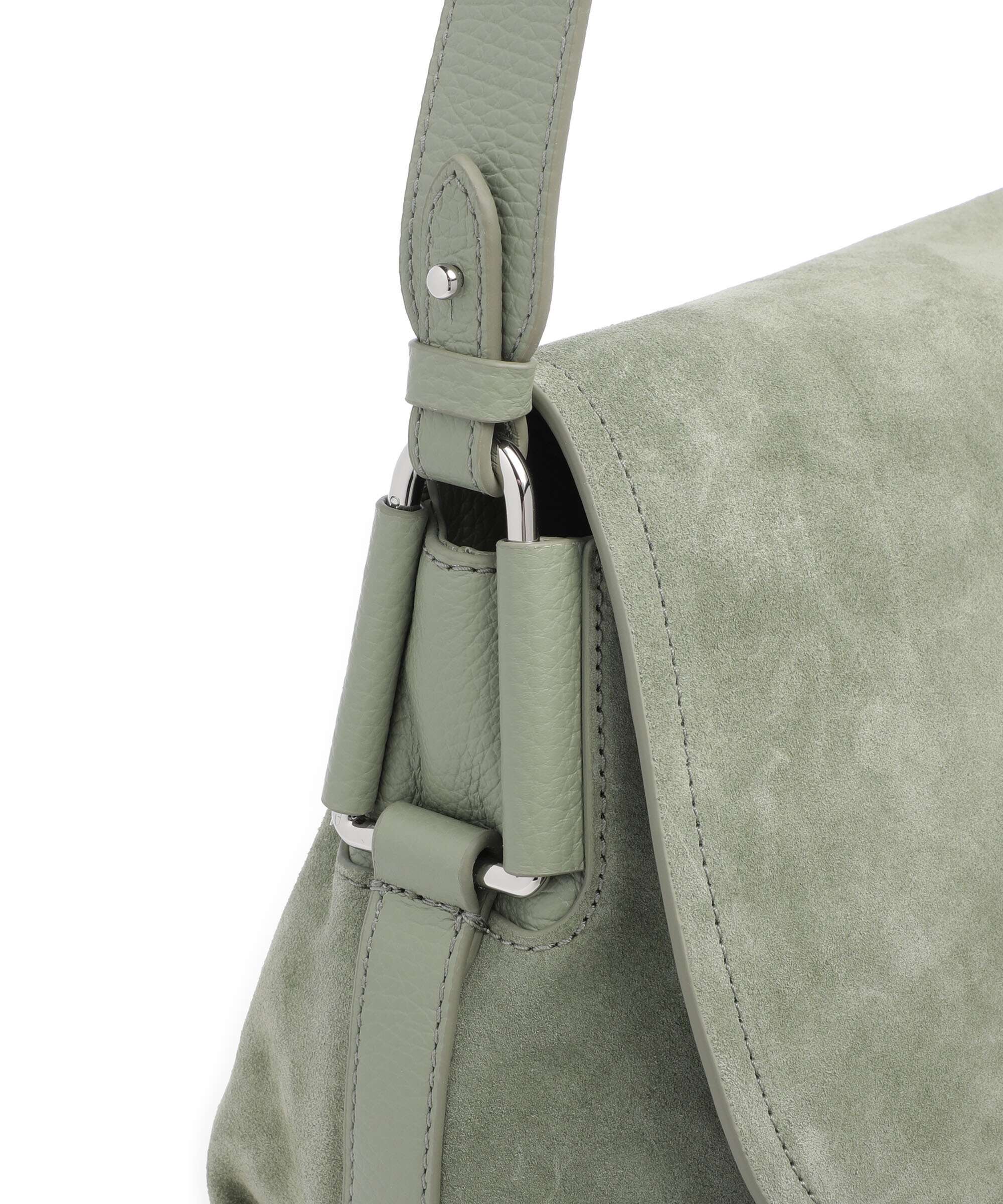 Coccinelle Rebekka Suede Shoulder bag greenery - Image 4