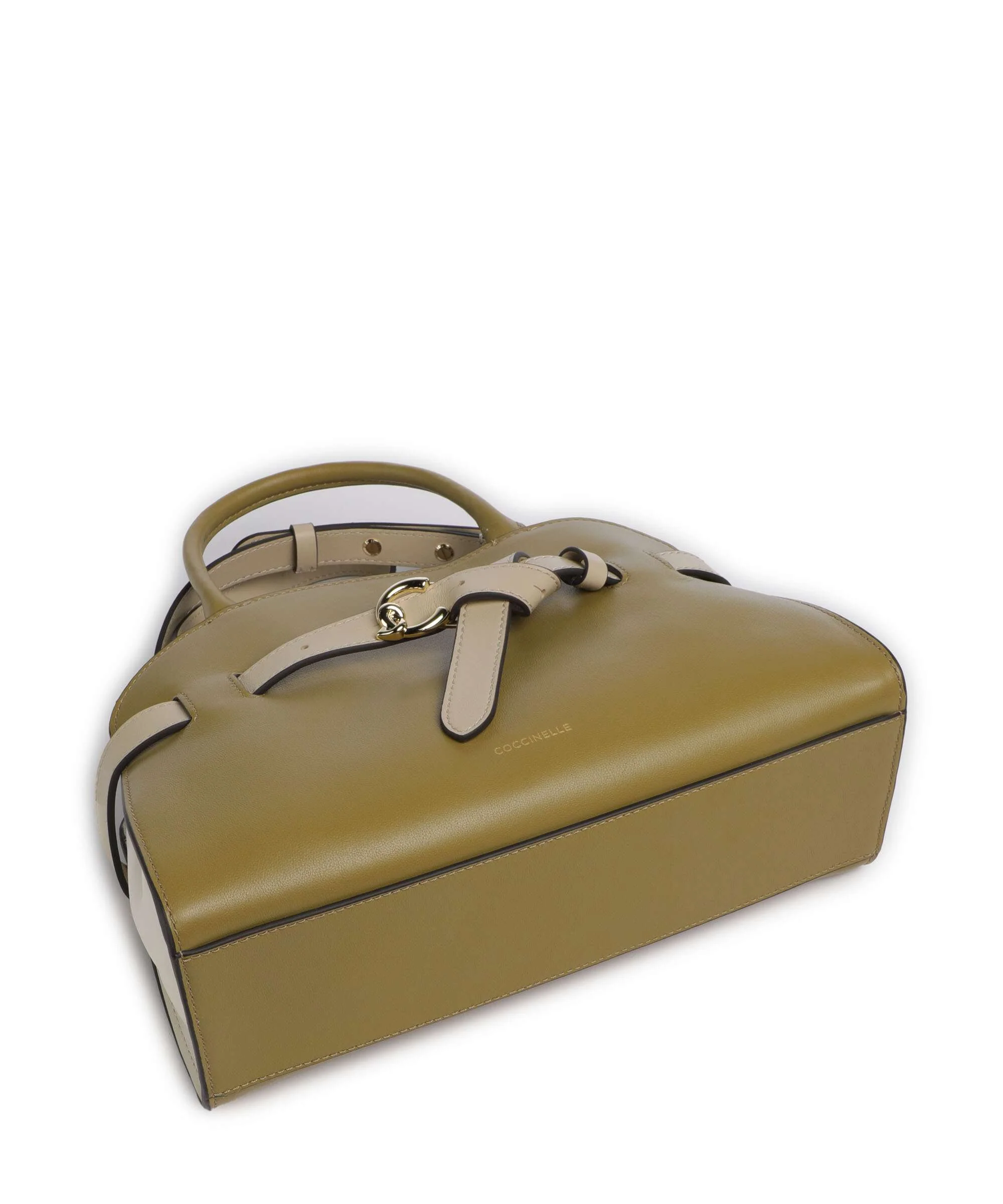 Coccinelle Sabine New Tricolor Handbag seagrass/pearl/sandshell - Image 3