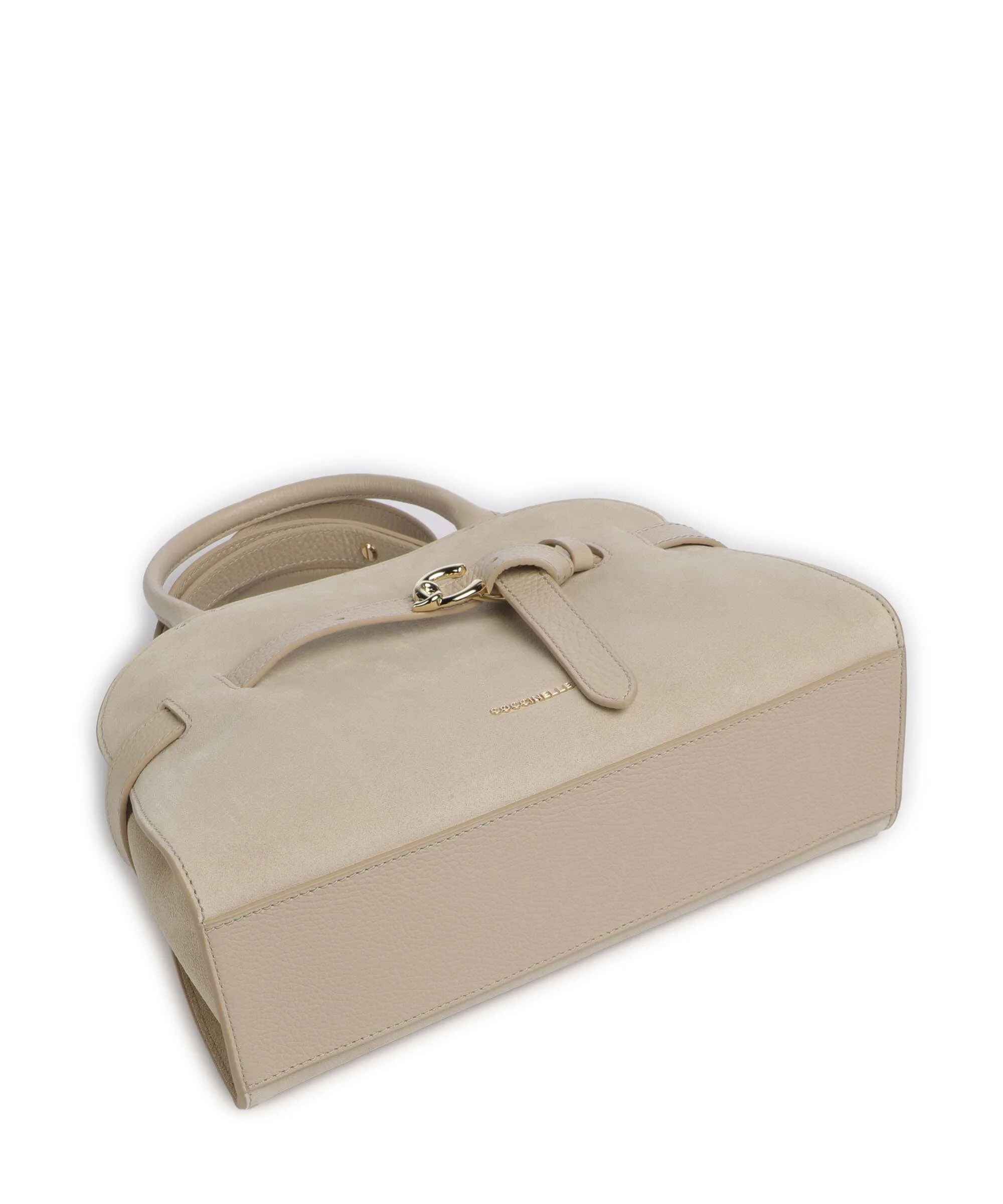 Coccinelle Sabine Suede Handbag sandshell - Image 4